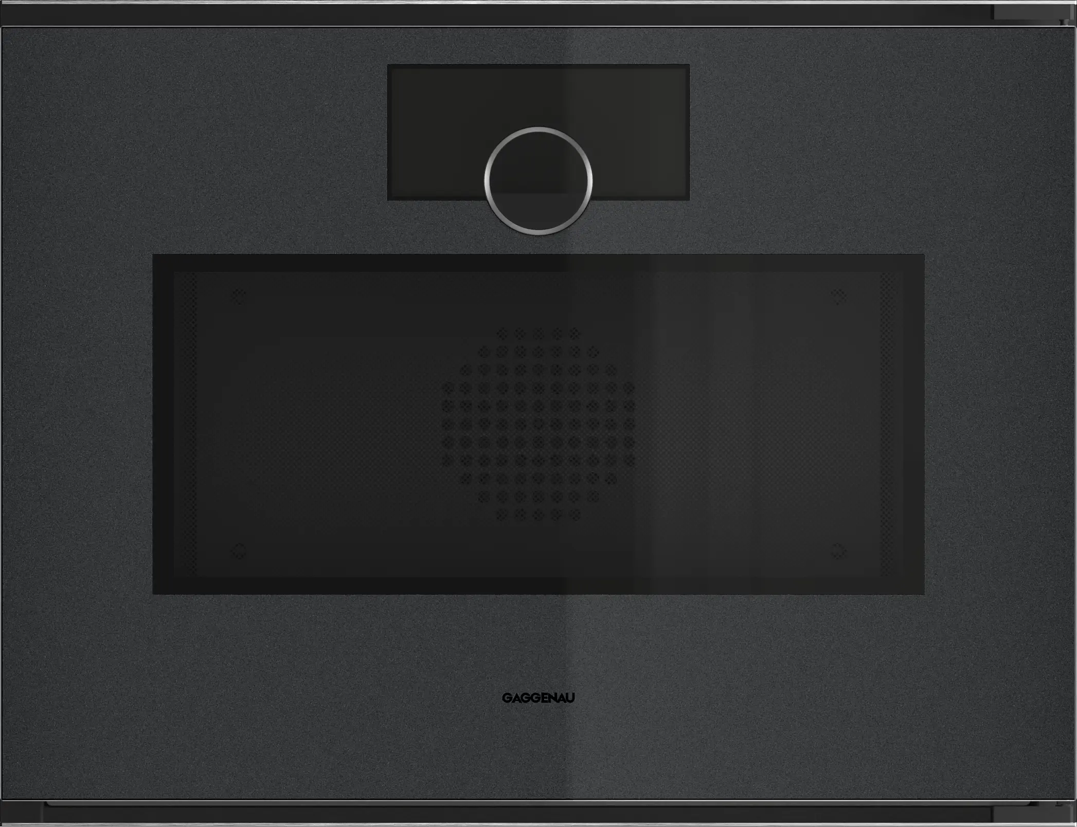 Four combiné micro-ondes Gaggenau série Minimalistic · GM250100 · four combiné, 46 l, 60 x 45 cm · Onyx, charnières à droite