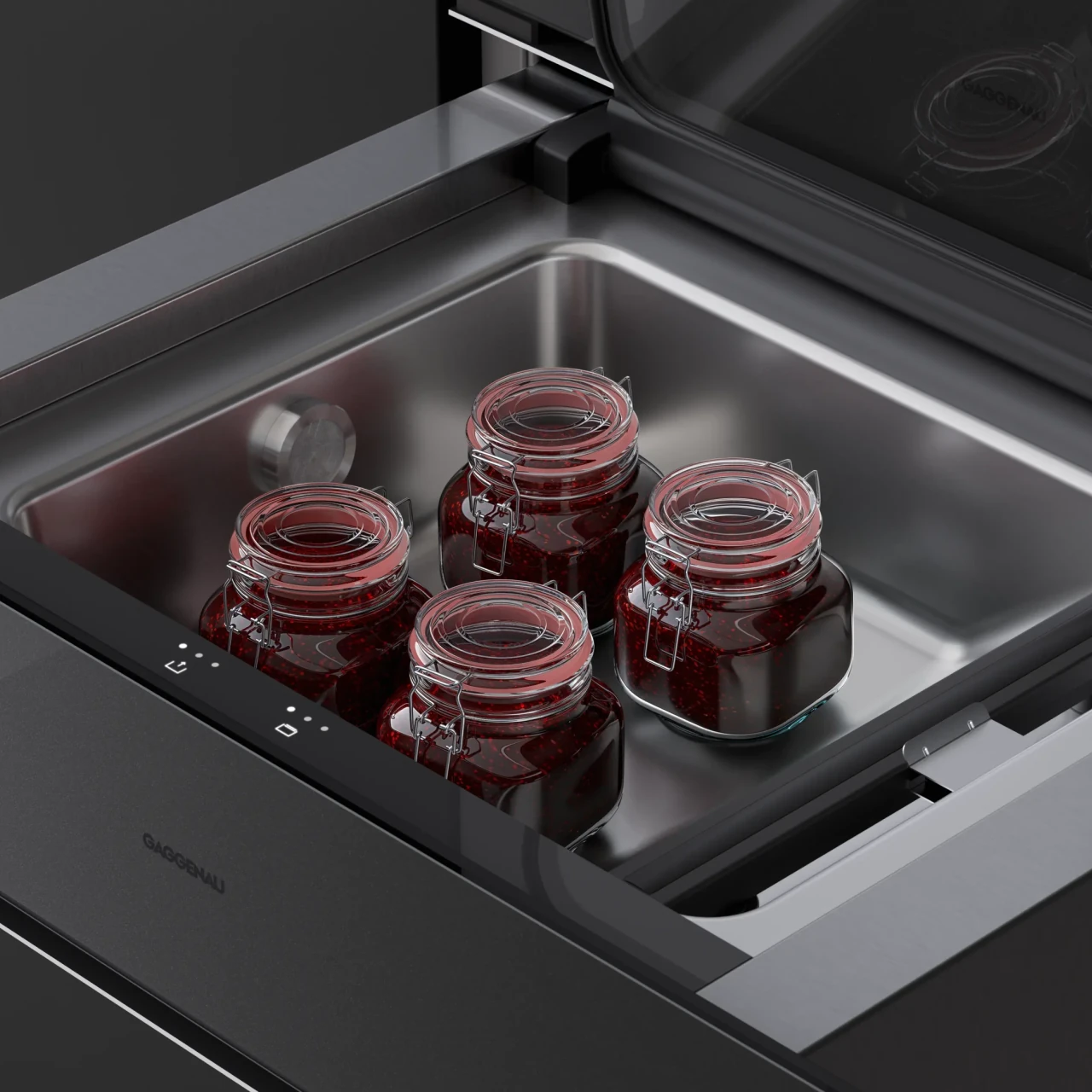 Tiroir de mise sous vide Gaggenau série Minimalistic