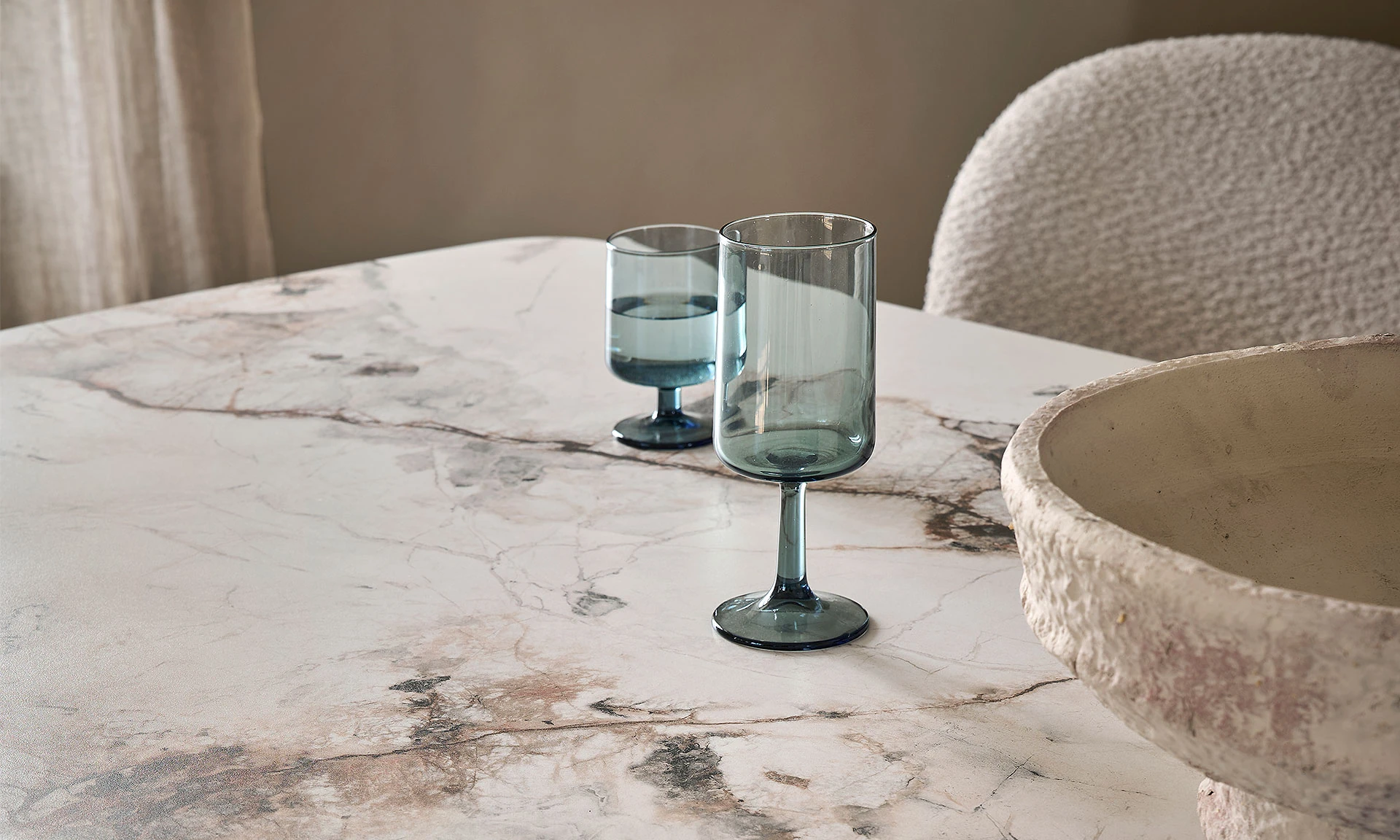 Lenny - Table céramique finition Quartz