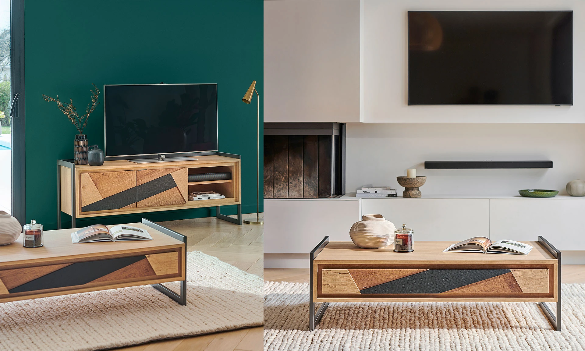 Limeil -  Meuble TV et table basse