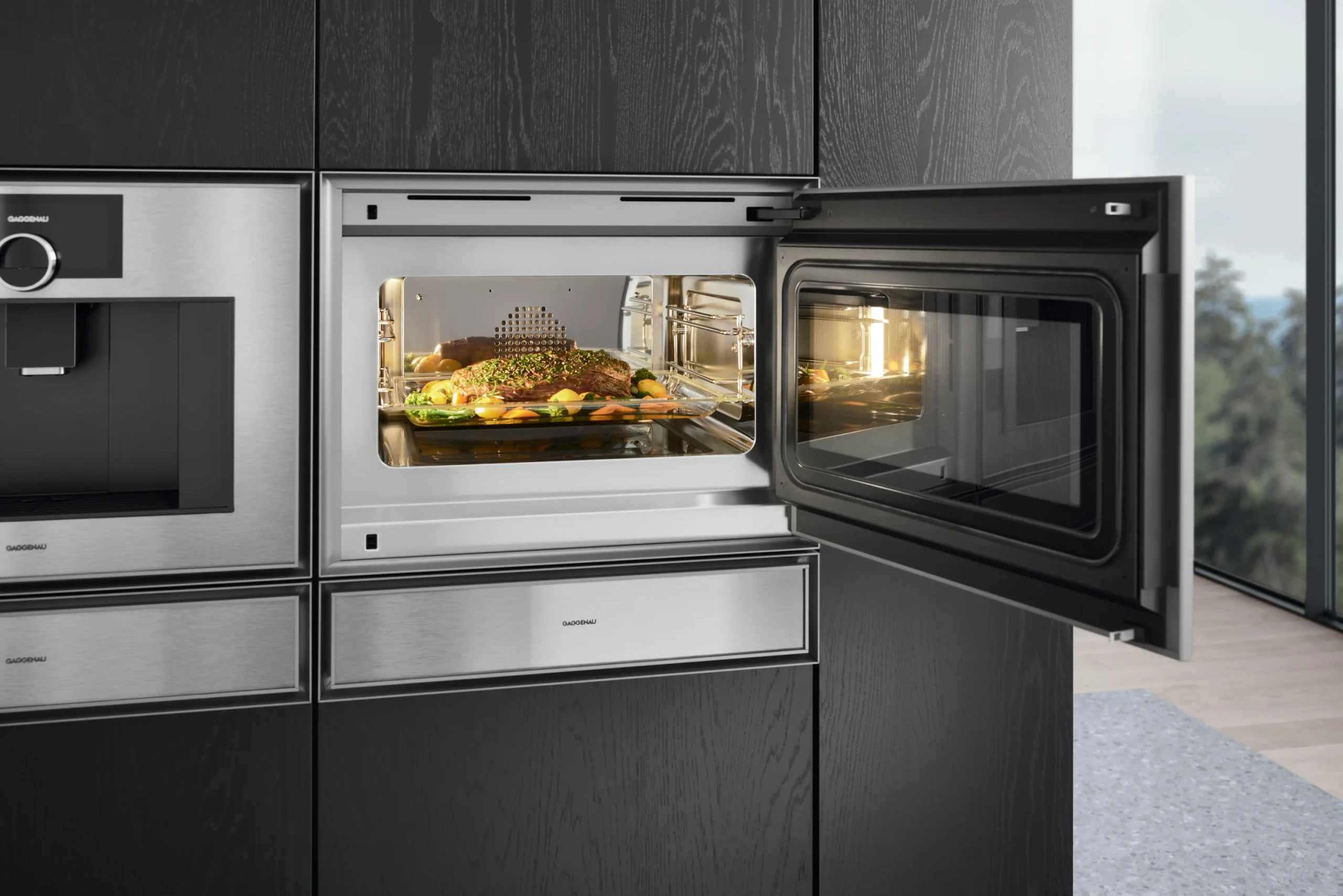 Four combiné micro-ondes Gaggenau Expressive GM450120