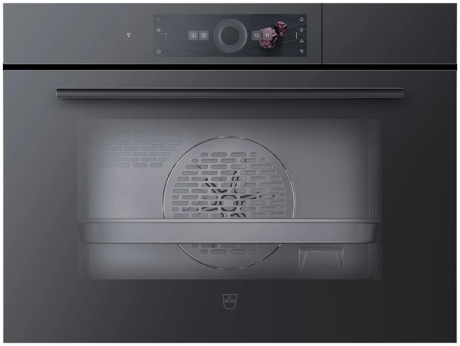 Four vapeur combiné V-ZUG CombiSteamer V6000 45 · Miroir noir
