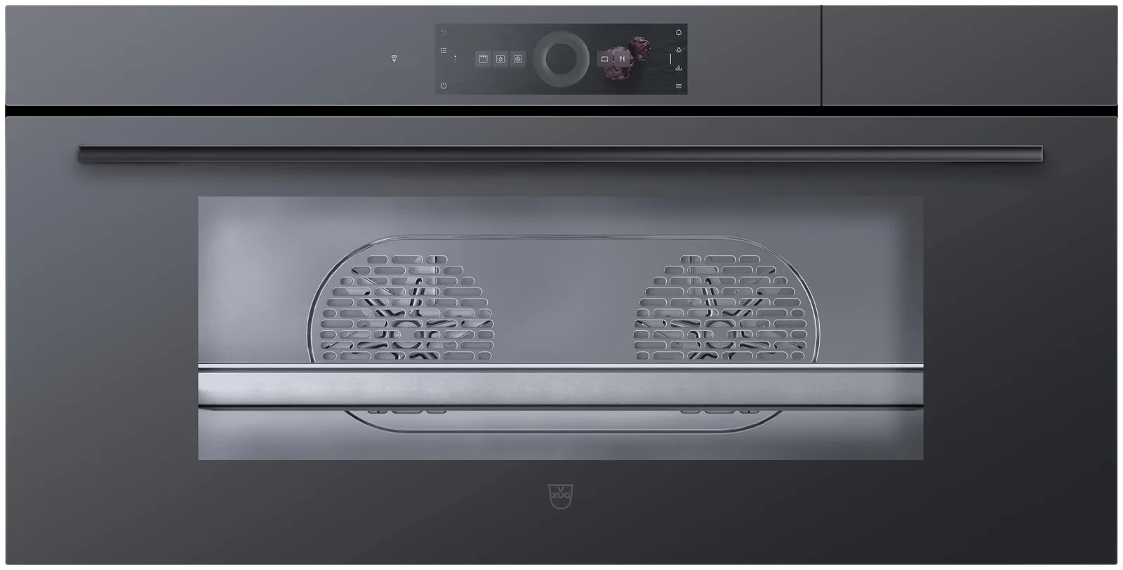 Four vapeur combiné V-ZUG CombiSteamer V6000 45L Grand · Miroir noir