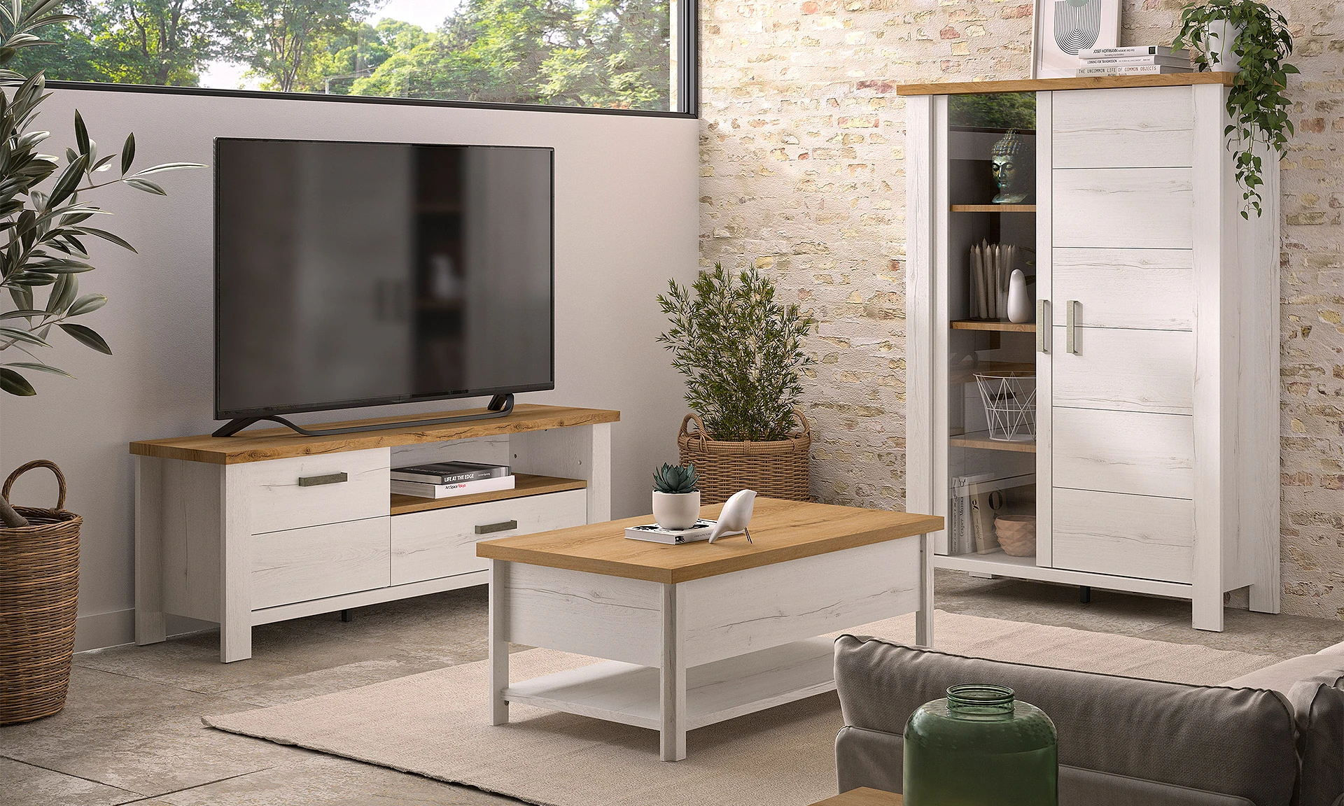 Luberon - Meuble TV et table basse