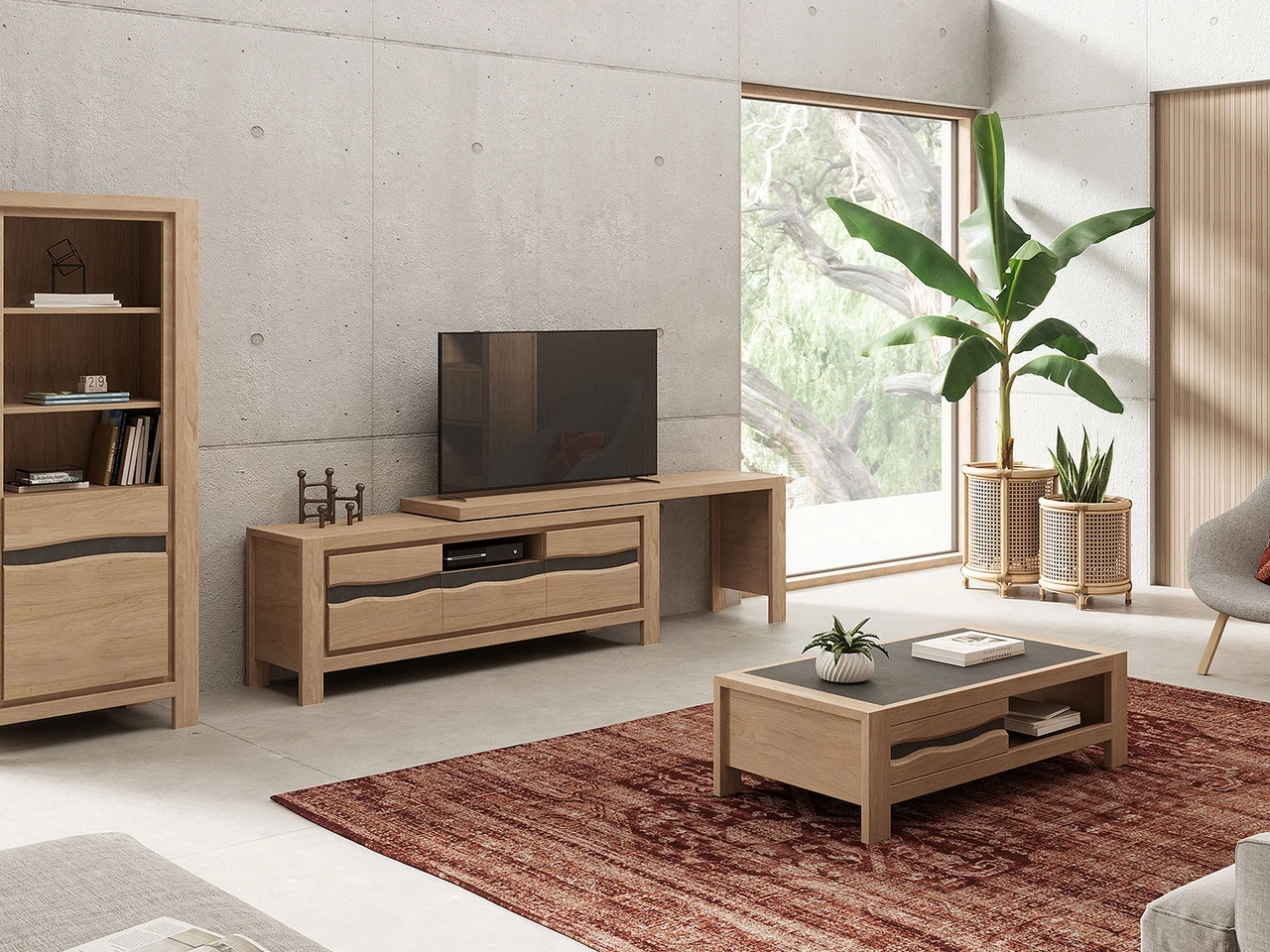 Luiz - Meuble TV et table basse