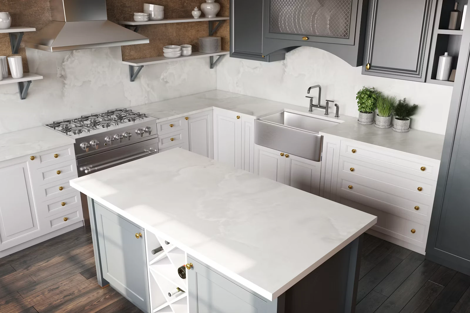 Dekton Helena · Finition Poli