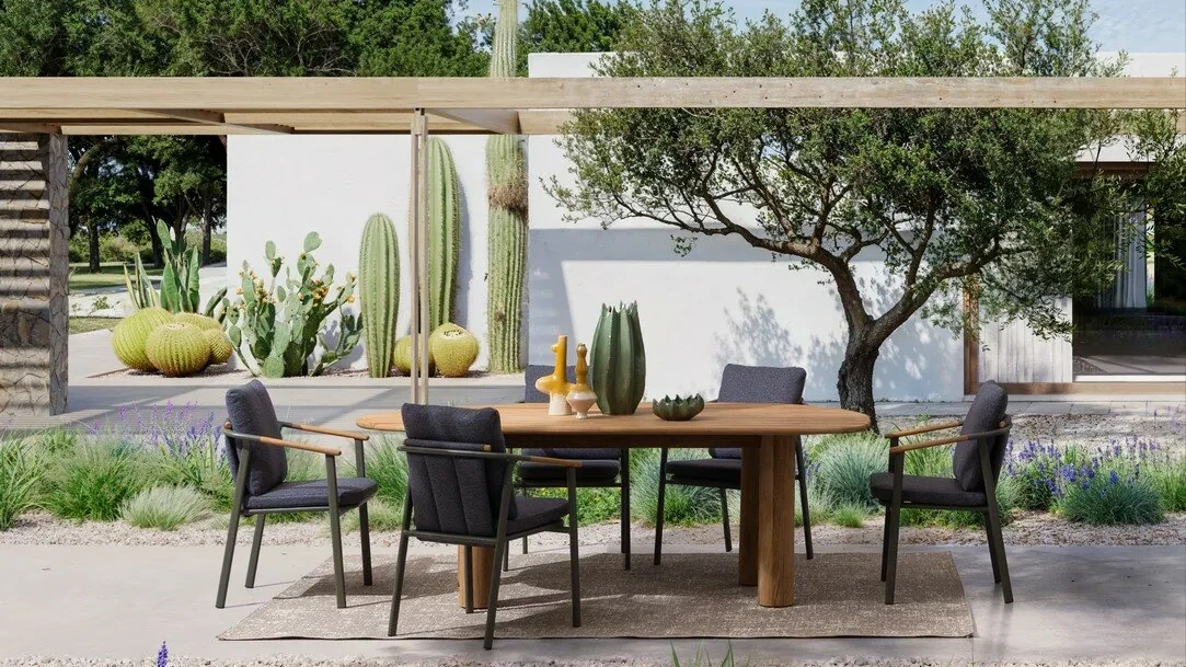 Titus - Table de jardin 220x110 cm