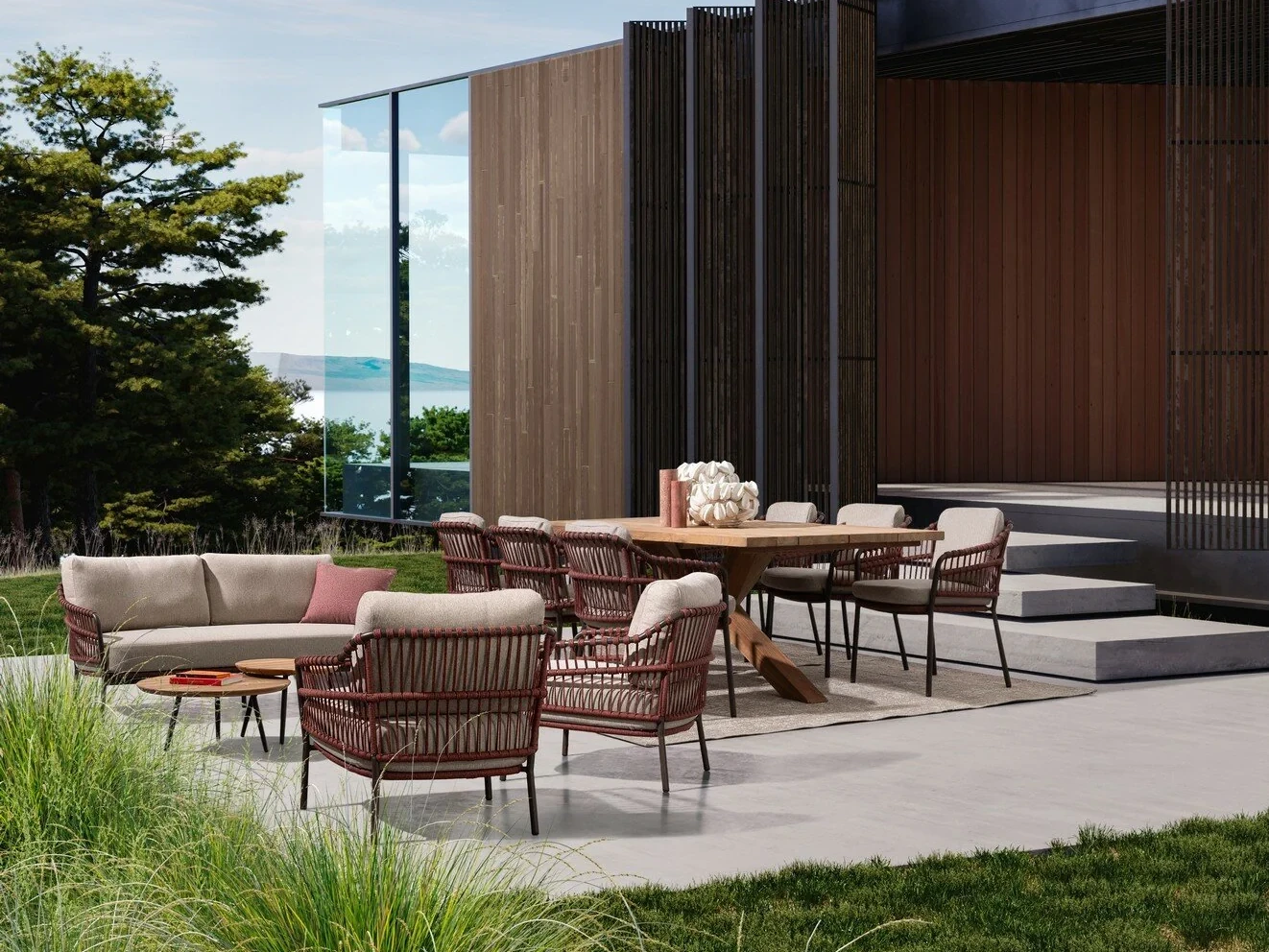 Jersey - Table de jardin 240x100 cm
