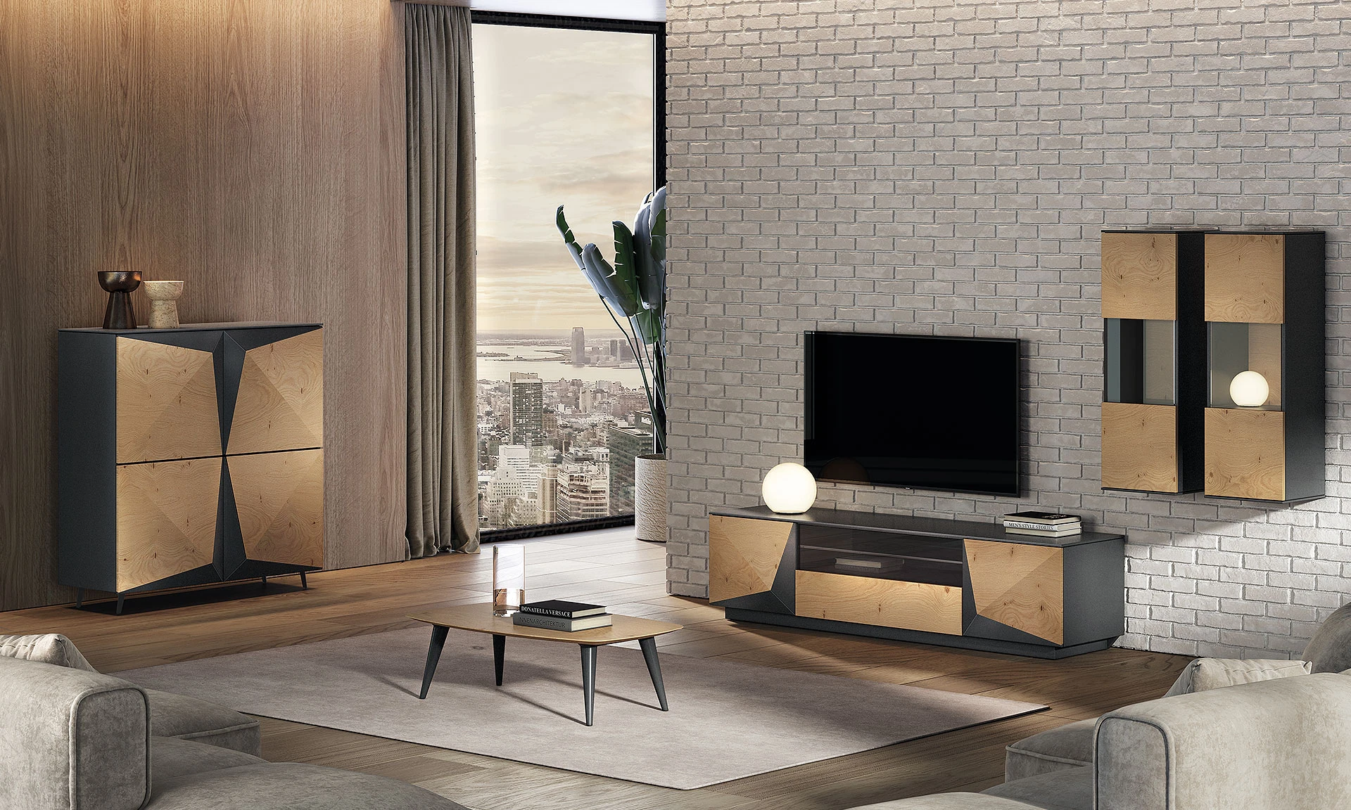 Minho - Meuble TV et table basse