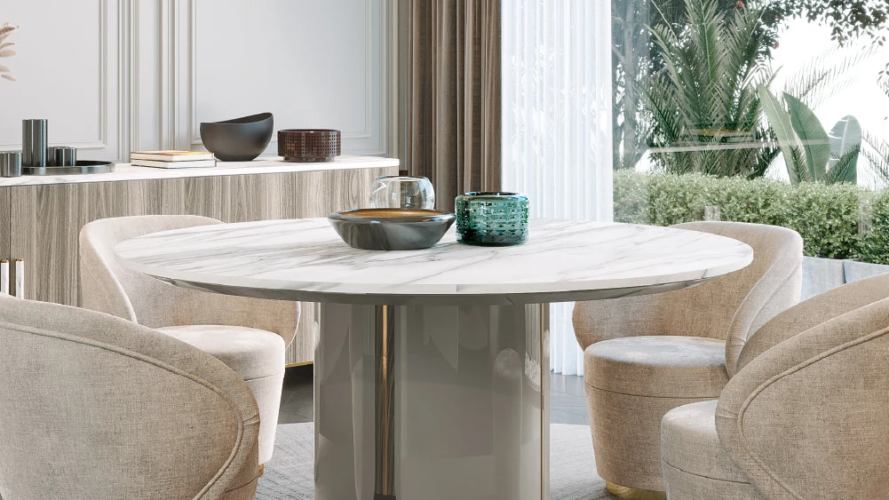 Vercelli 150 cm - Table de repas