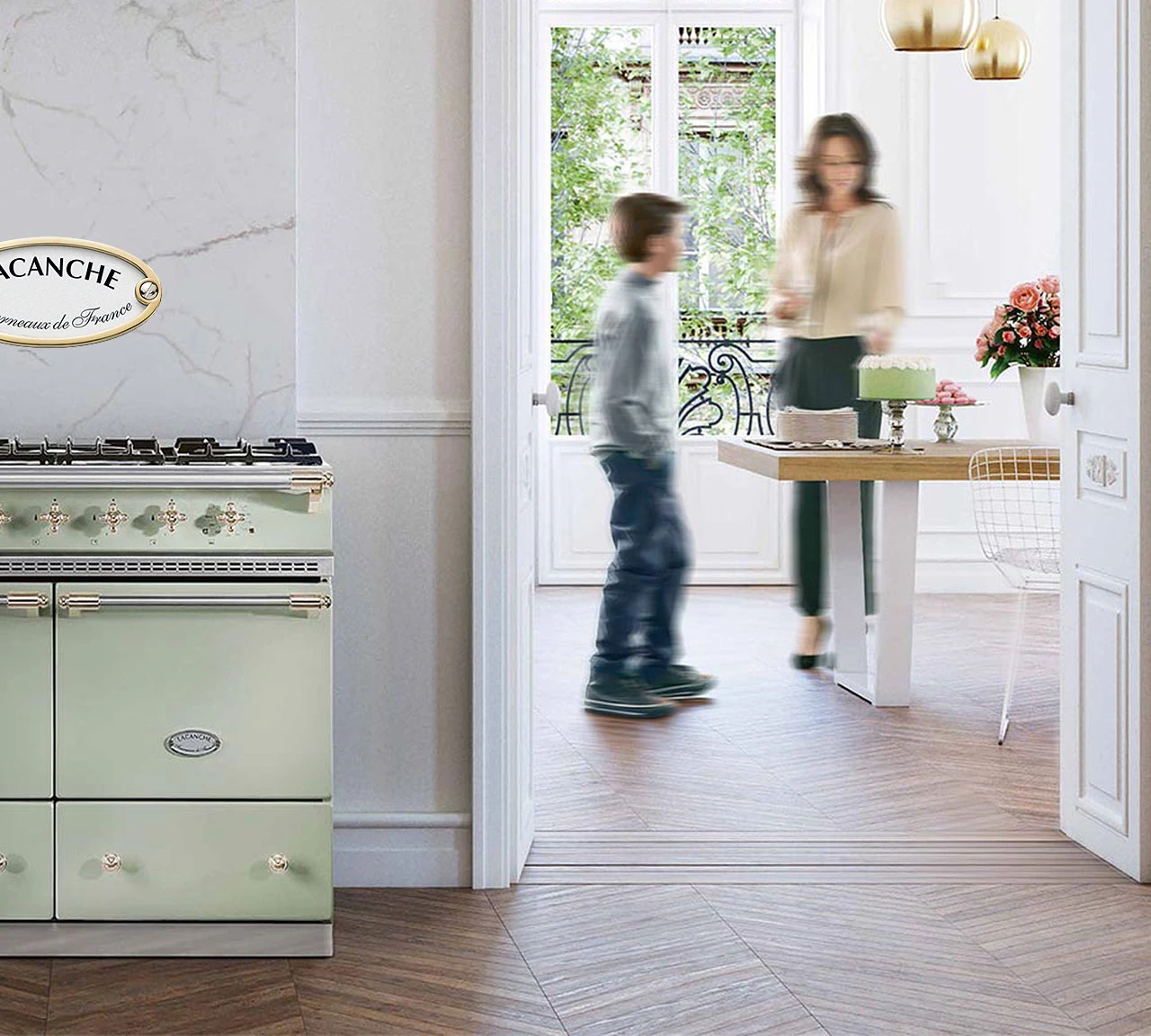 Piano dans une cuisine ouverte