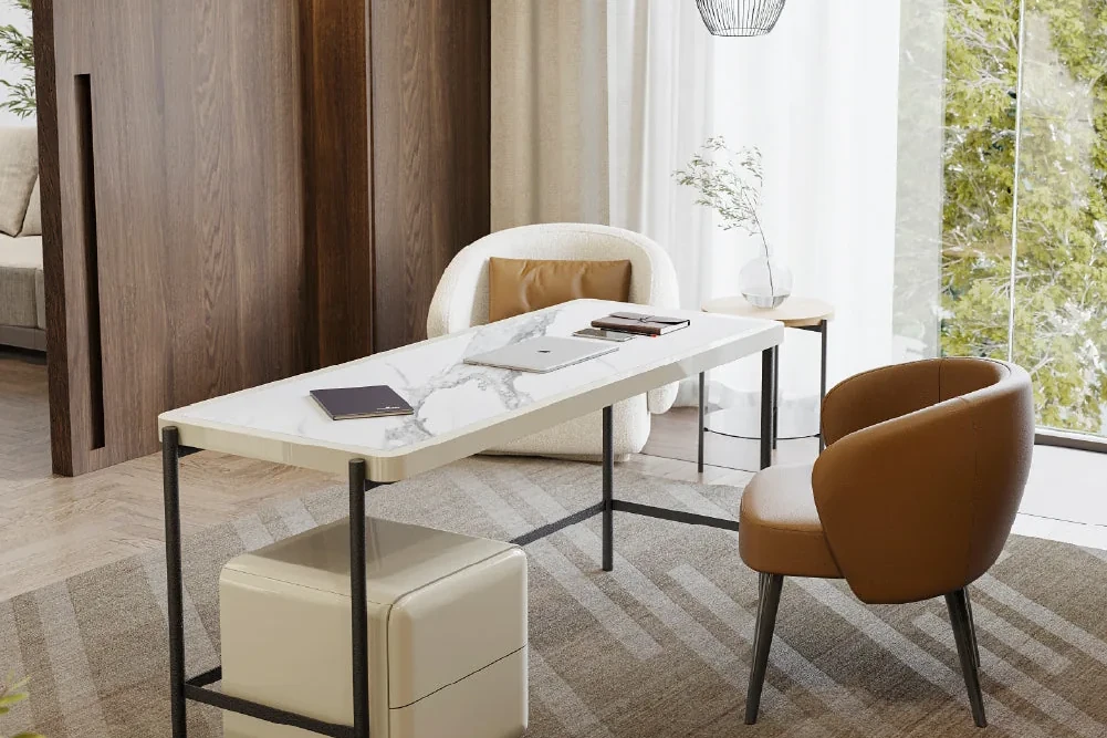 Bureau Rocco avec module posé