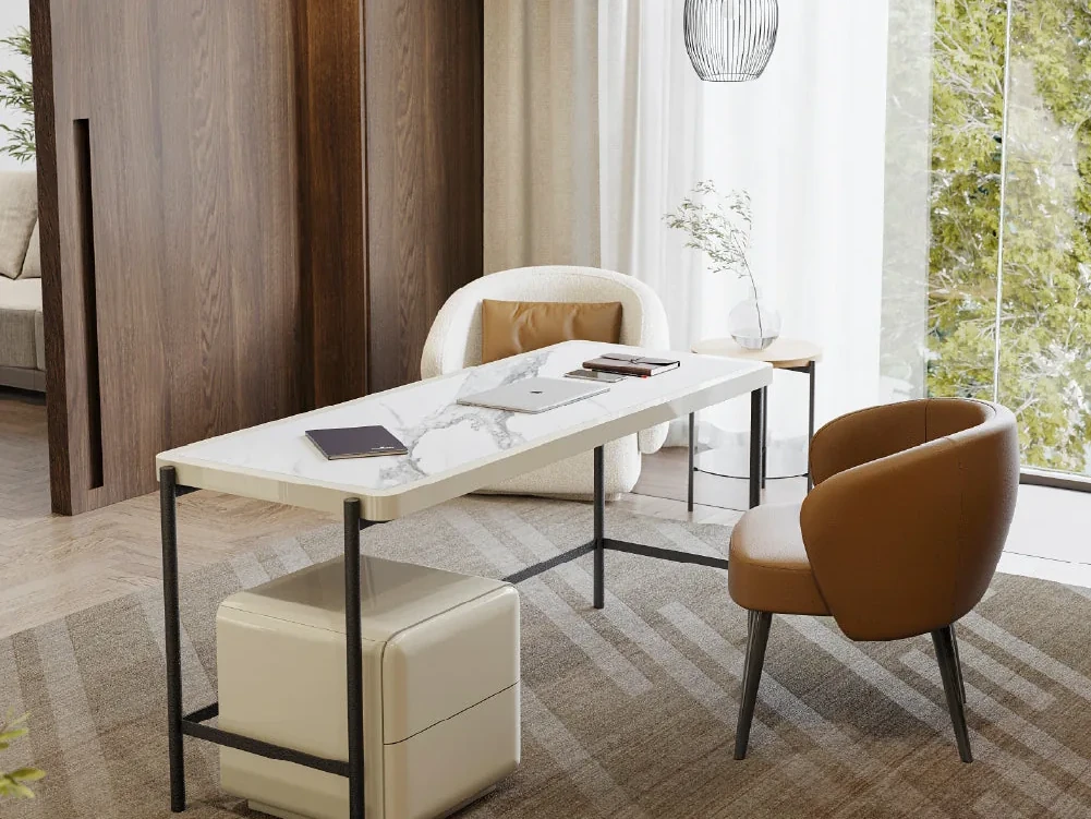 Bureau Rocco avec module posé