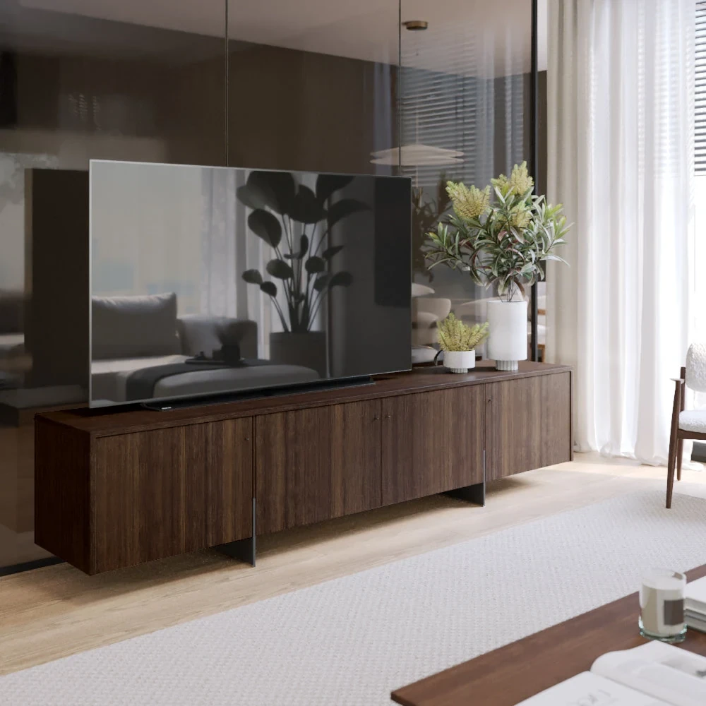 Laggi - Meuble TV 4 portes