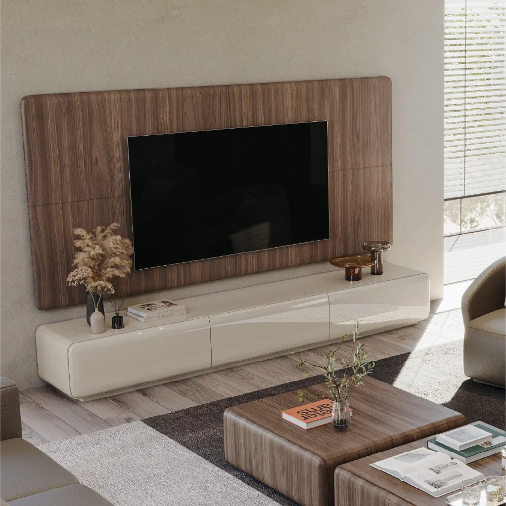Rocco 240 cm - Meuble TV 3 tiroirs