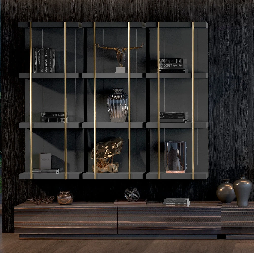 Ellender 240 cm - Meuble TV 2 tiroirs