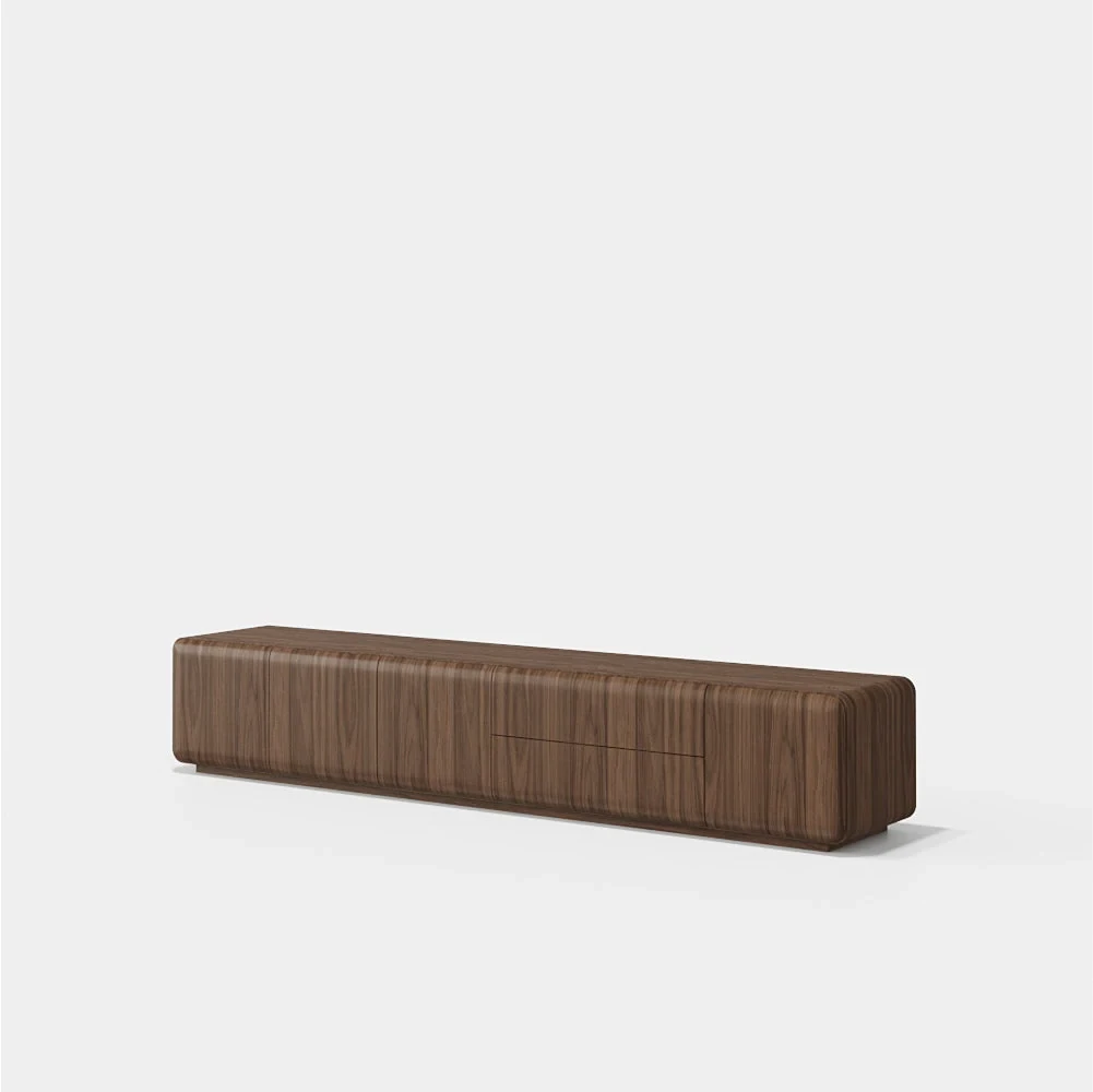 Vasari 240 cm - Meuble TV tiroirs et portes