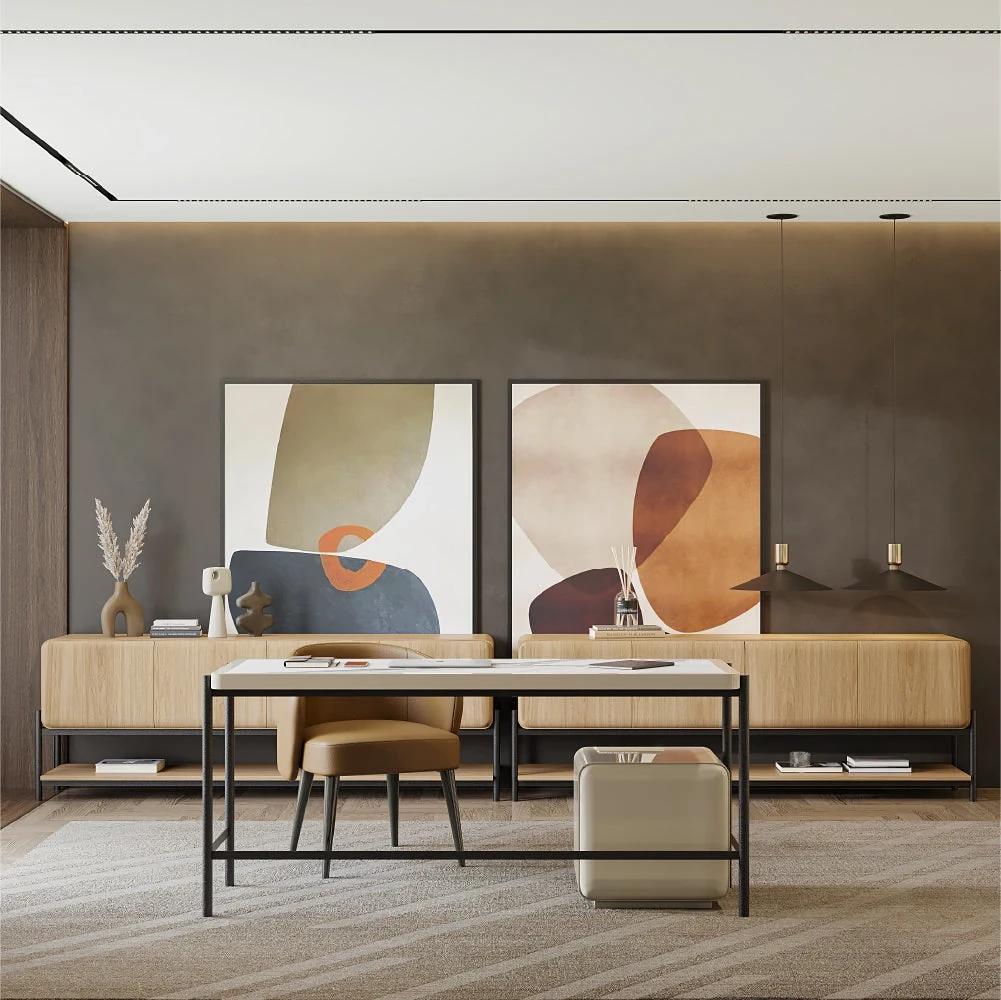 Kaori 216 cm - Meuble TV 4 portes