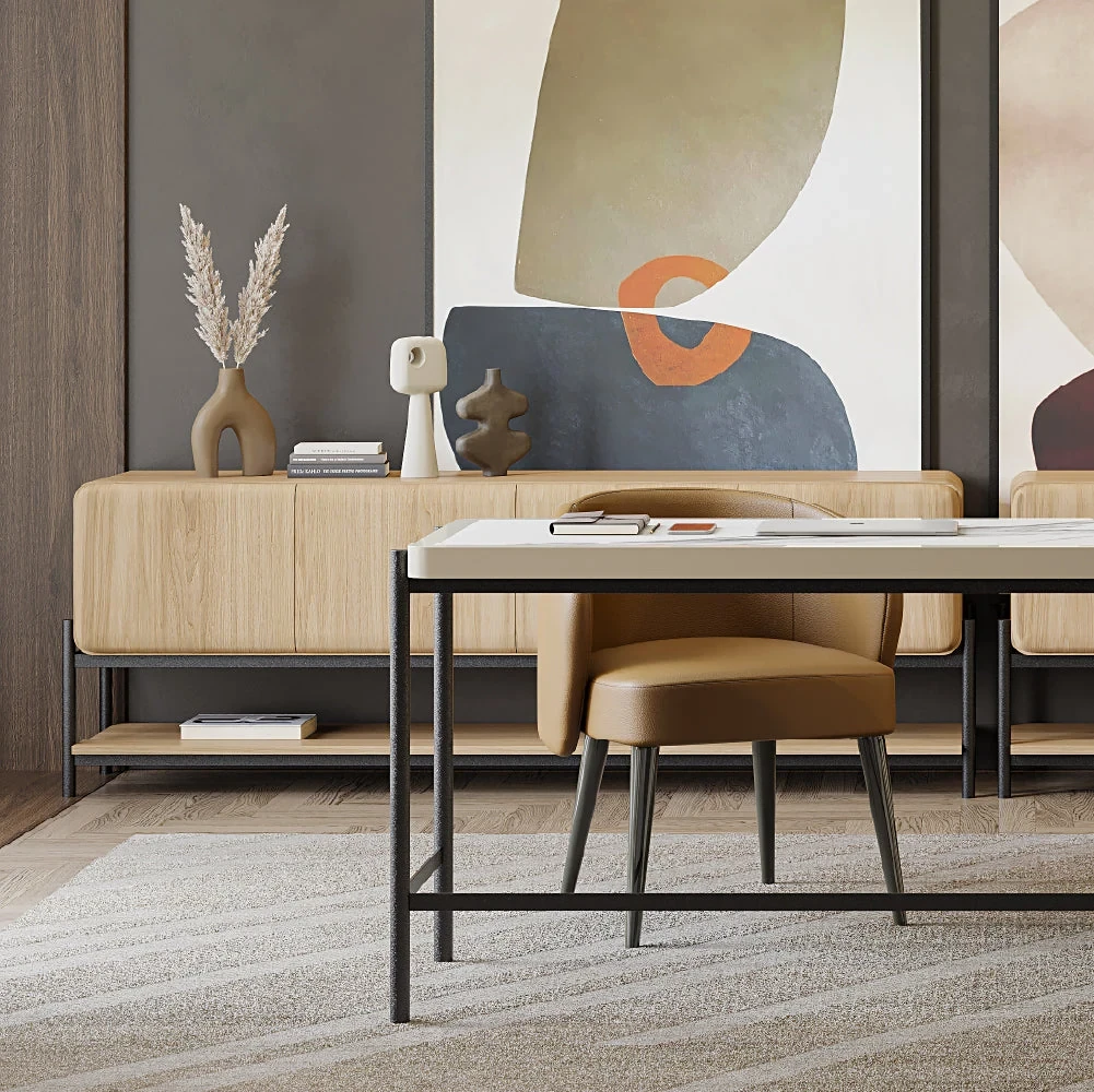 Kaori 216 cm - Meuble TV 4 portes