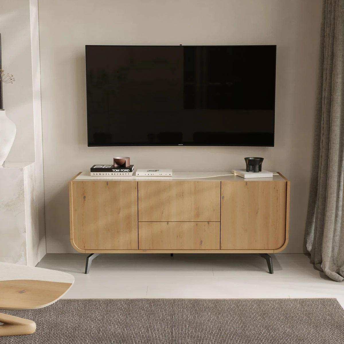 Raggi 1500 II - Meuble TV sur pieds