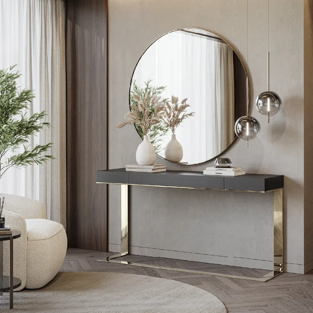Brave II - Miroir rond 120 cm