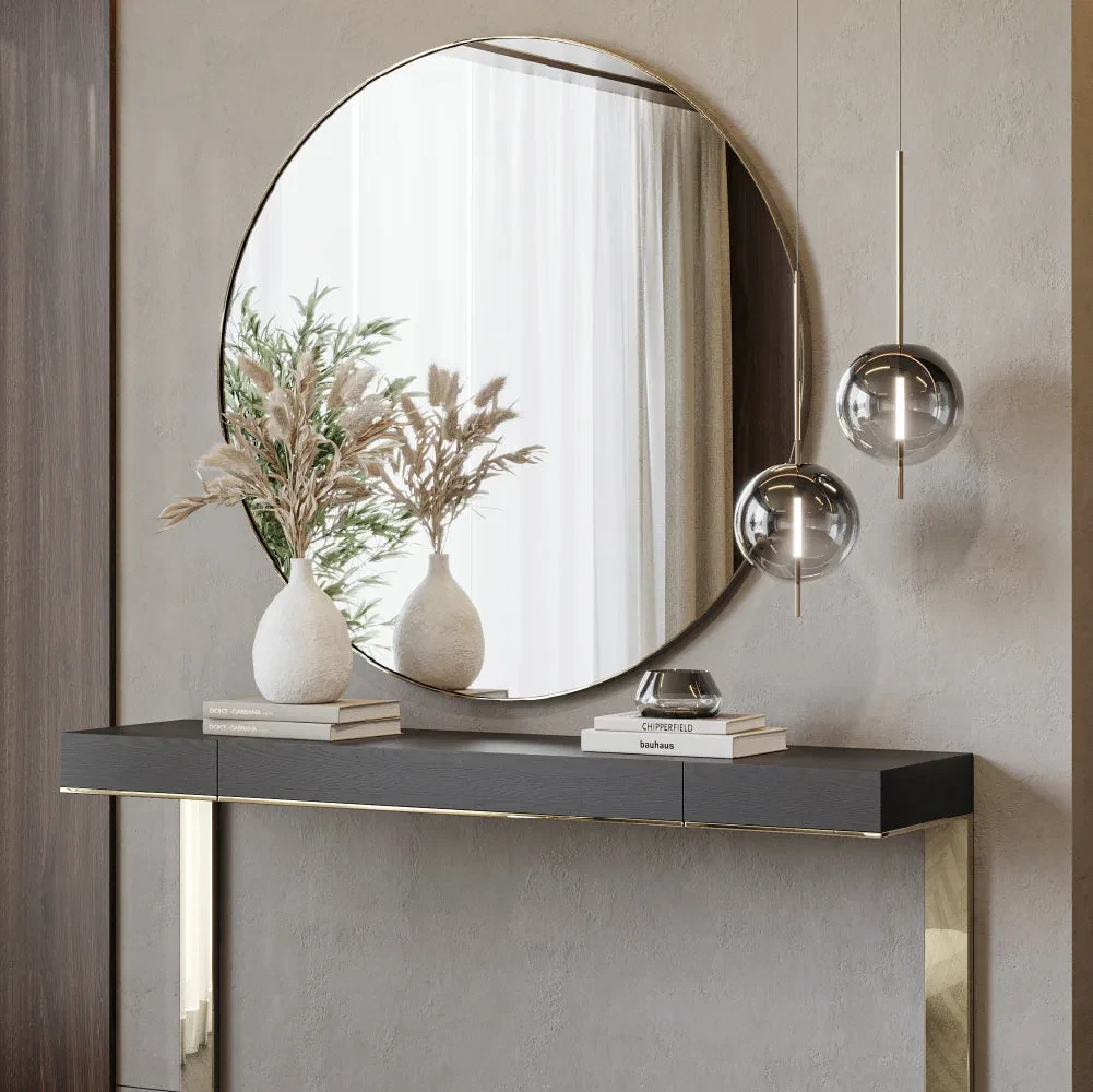 Brave II - Miroir rond 120 cm