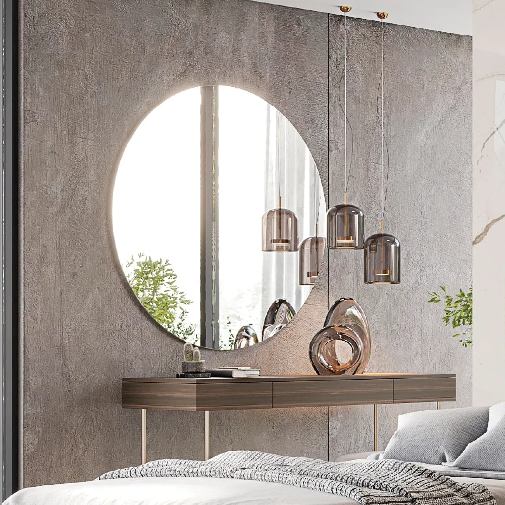Selli - Miroir rond 120 cm