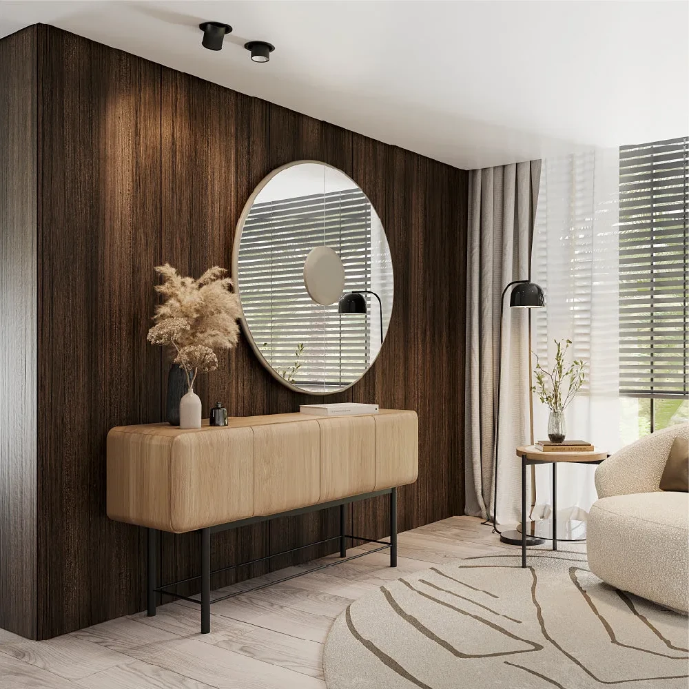 Rocco - Miroir rond 120 cm