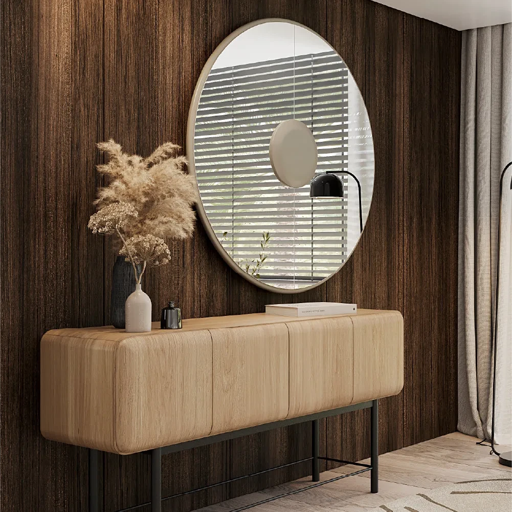 Rocco - Miroir rond 120 cm