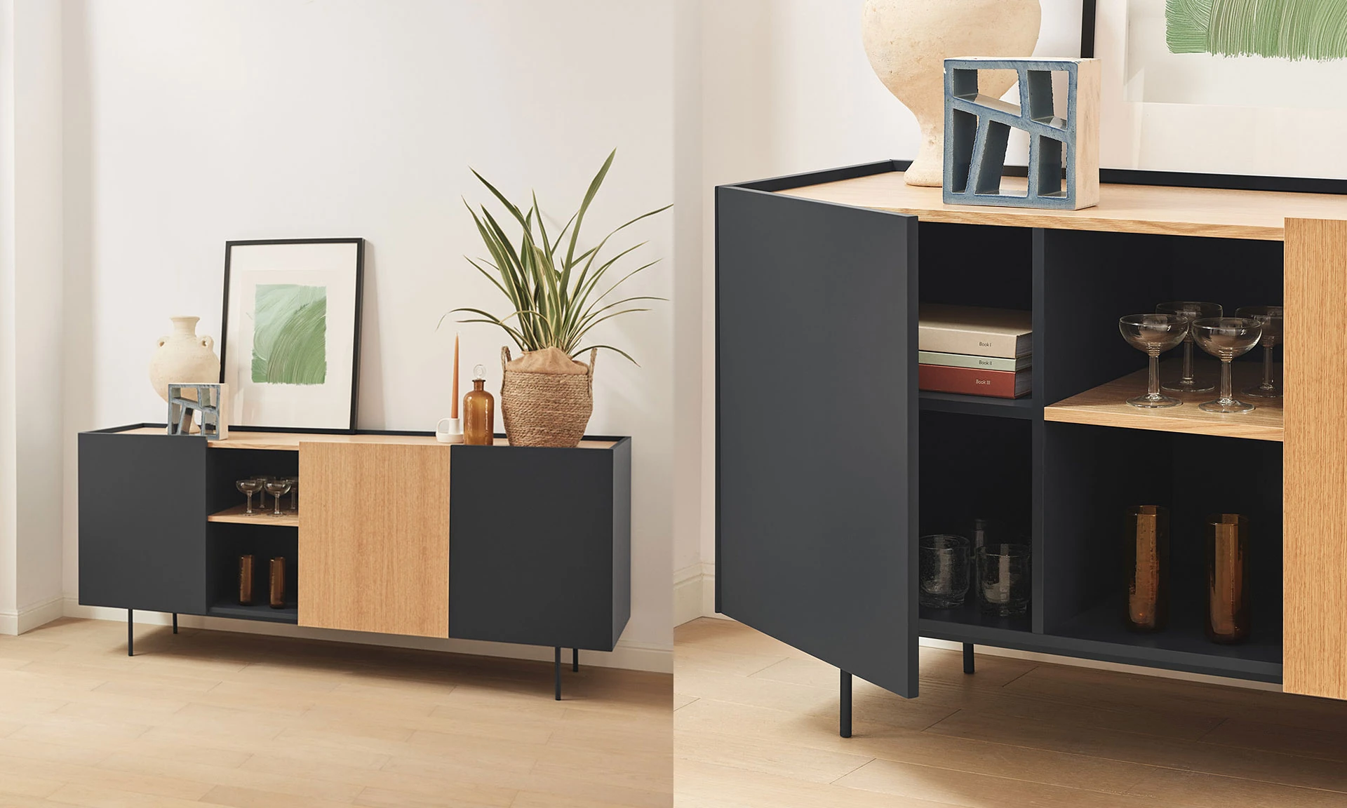 Ambre - Buffet 3 portes