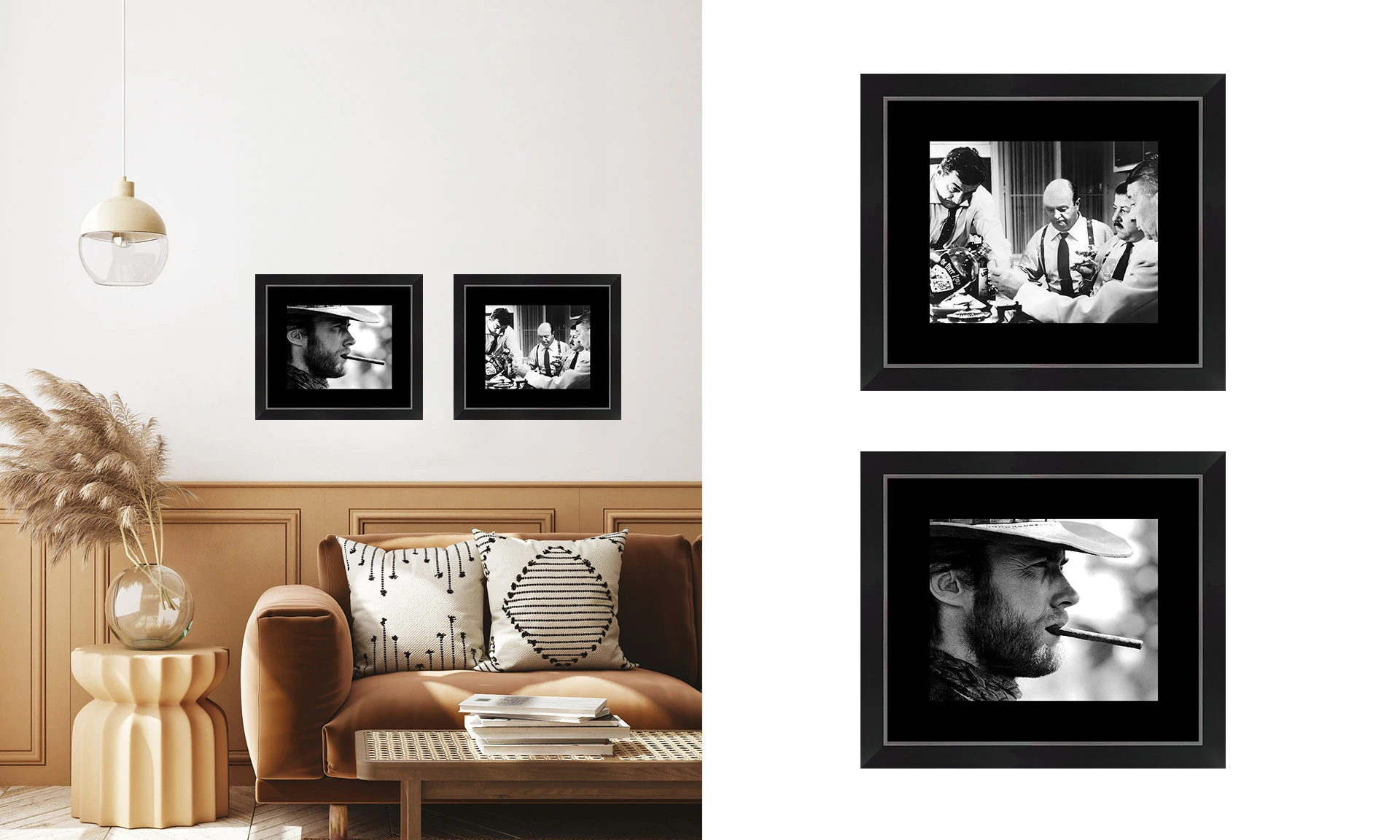 Photographies de cinéma encadrées