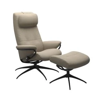 Berlin Dossier haut - Fauteuil relax · Star avec repose-pieds
