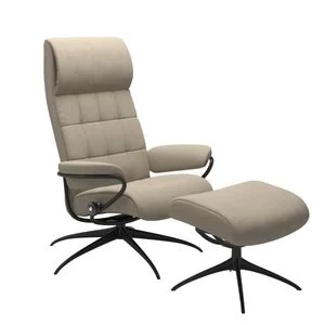 London dossier haut - Fauteuil relax · Star avec repose-pieds