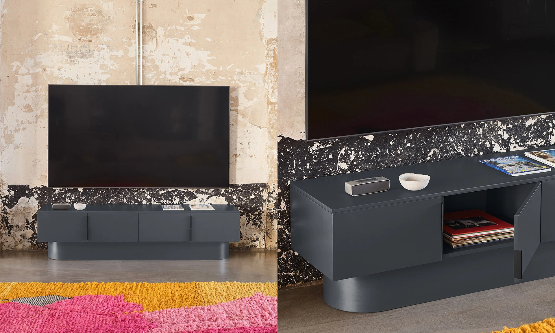 Rituel - Meuble TV 4 portes