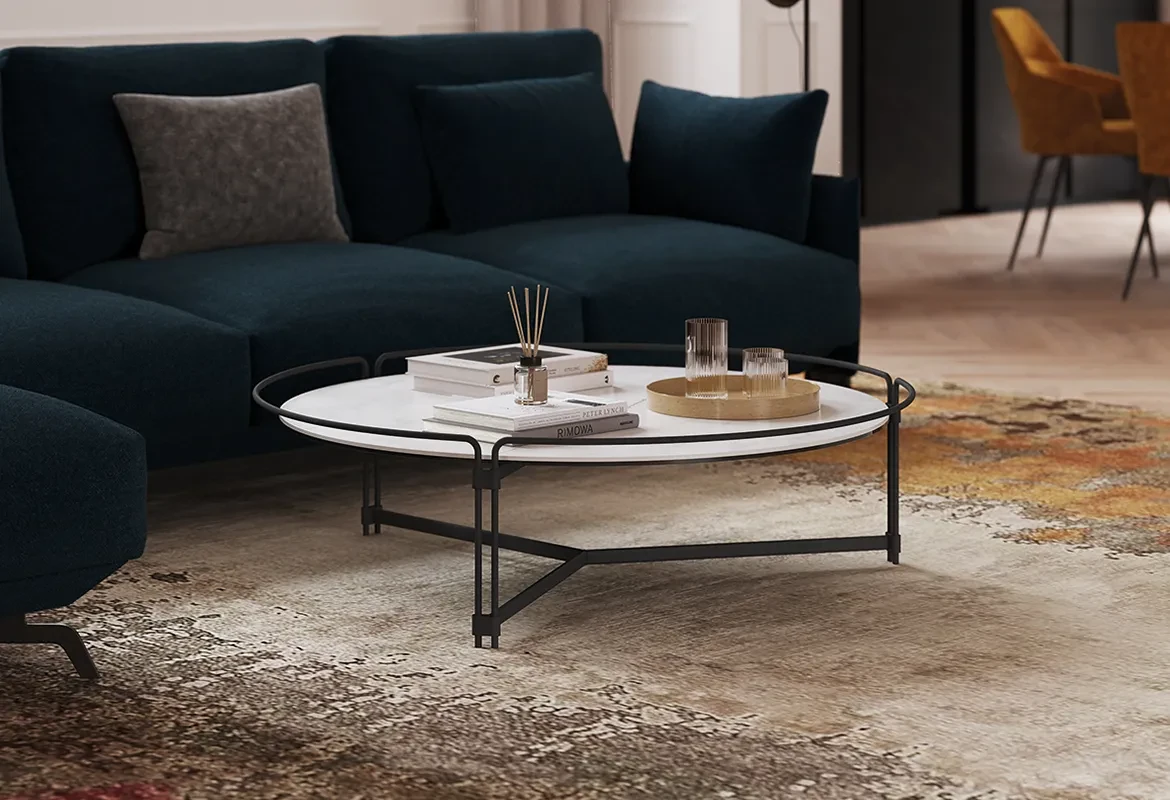 Join - Table basse plateau céramique