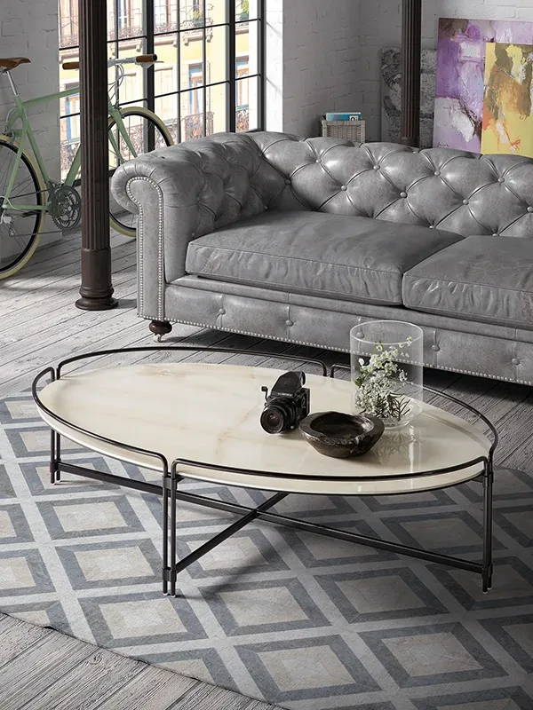 Join - Table basse plateau céramique