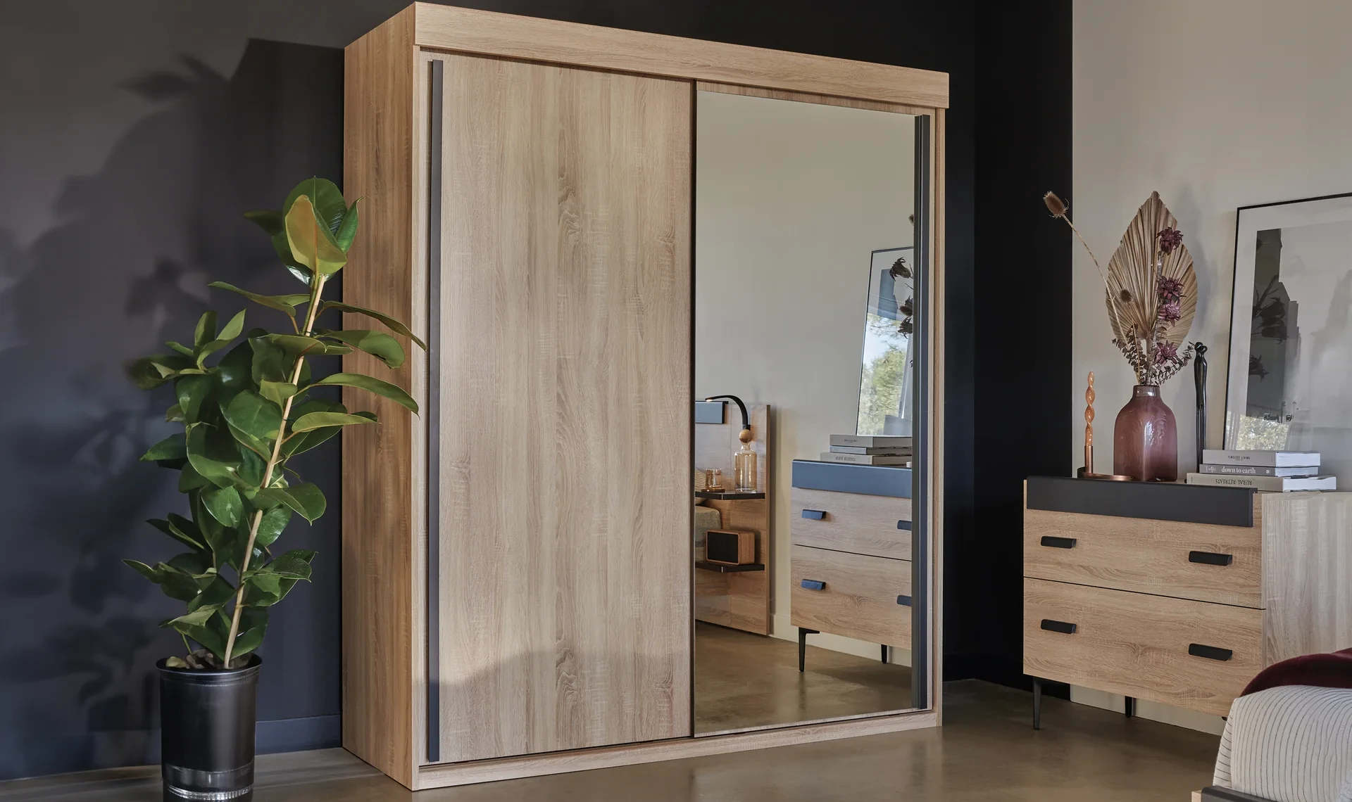 Celio First - Armoire à portes coulissantes