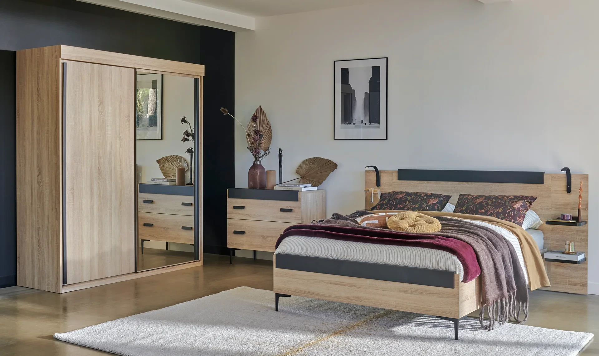 Celio First - Armoire à portes coulissantes