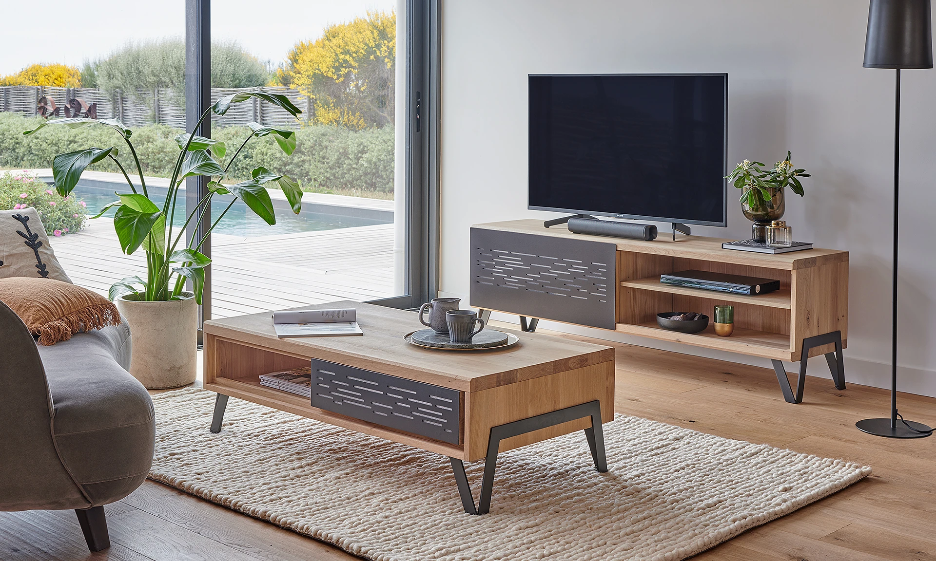 Shore - Meuble TV et table basse
