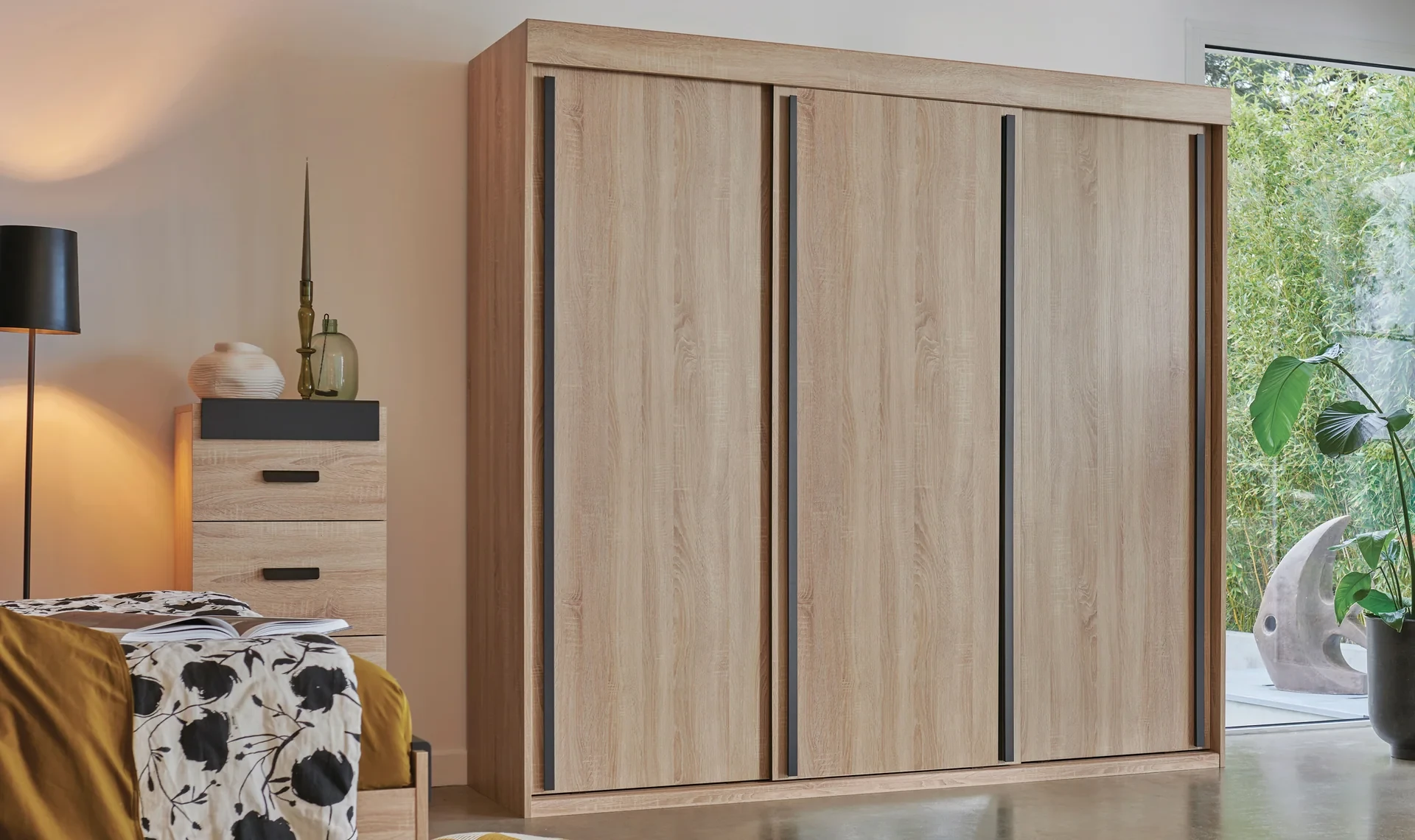 Celio First - Armoire à portes coulissantes
