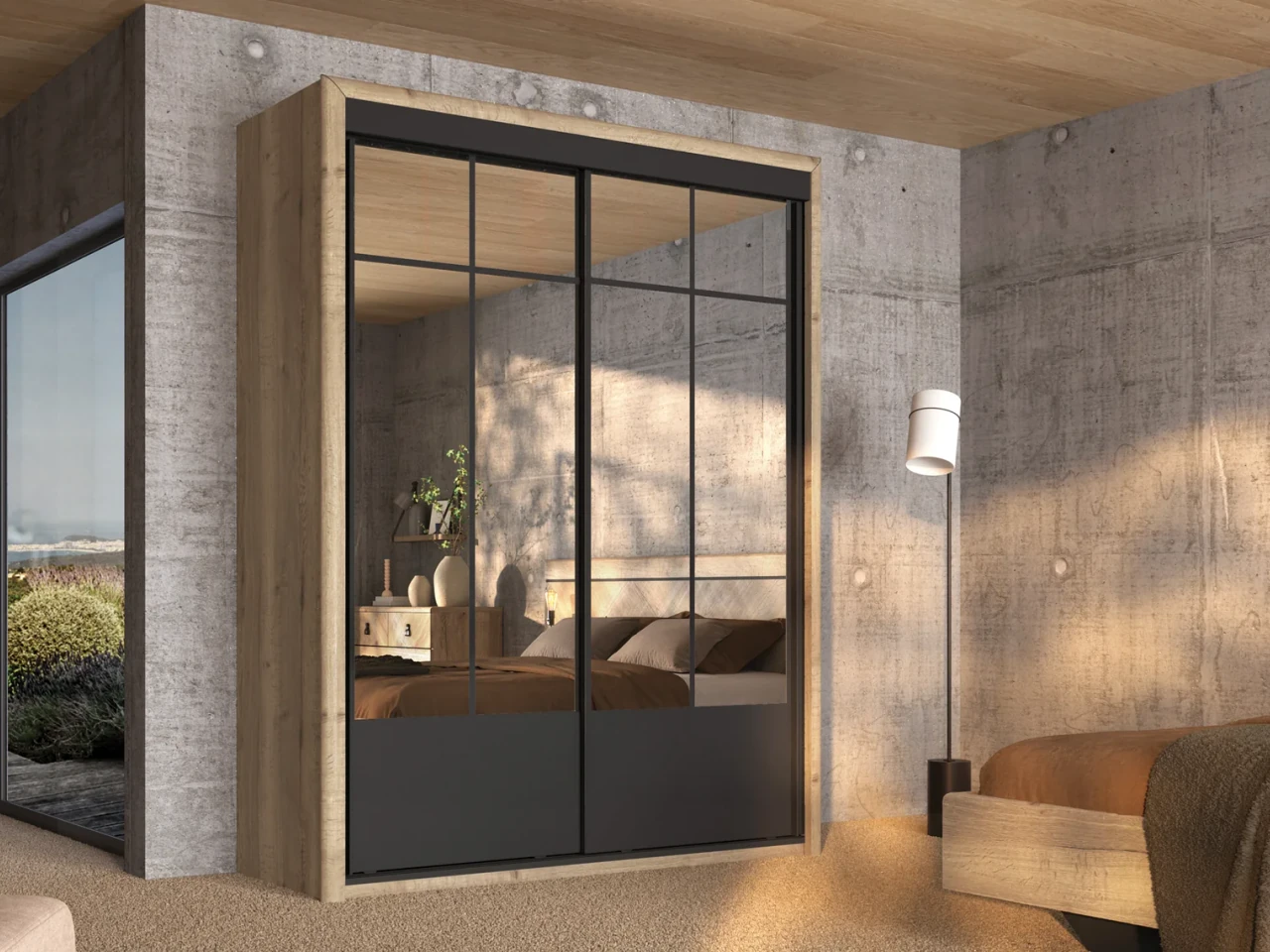 Celio Opéra - Armoire à portes coulissantes