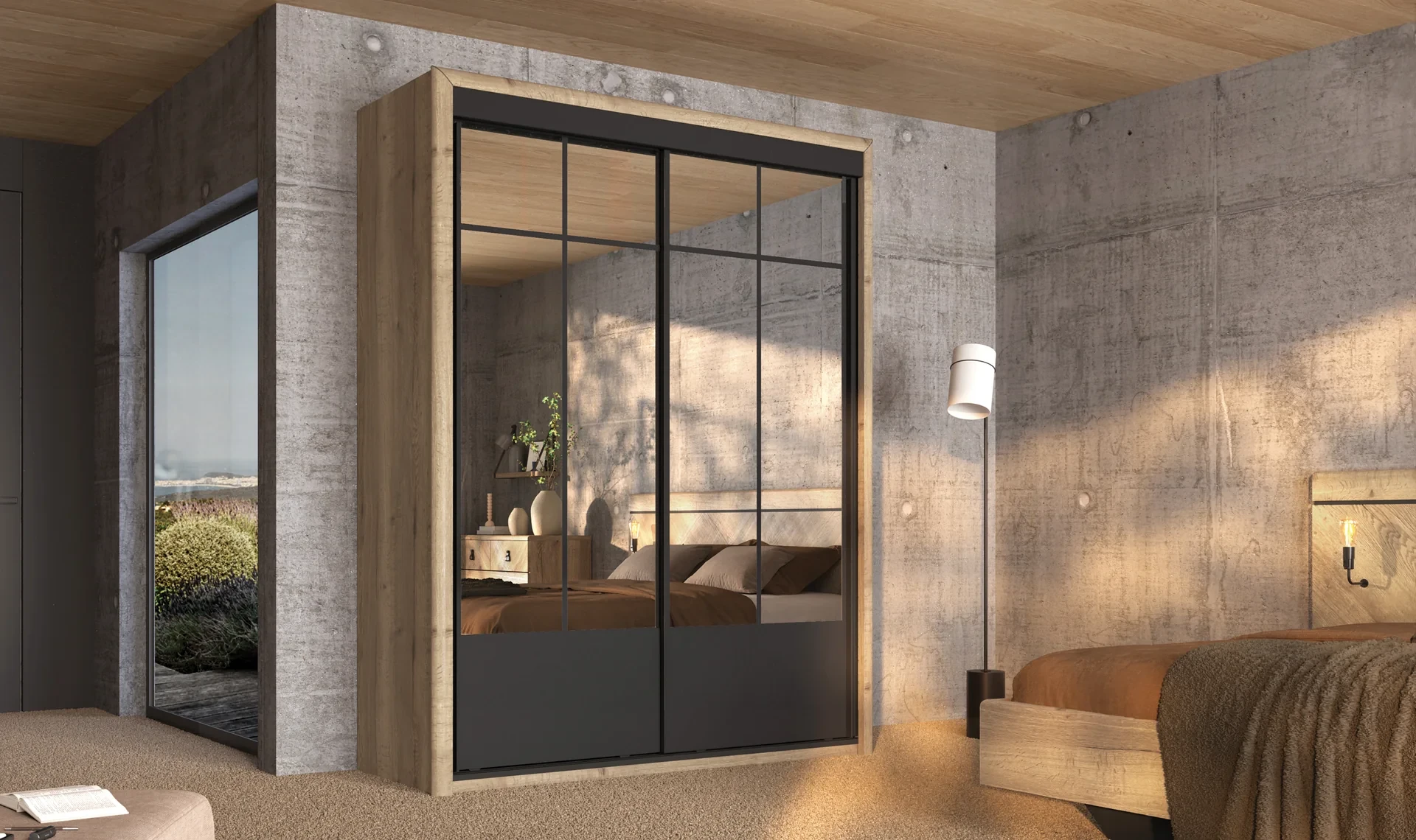 Celio Opéra - Armoire à portes coulissantes