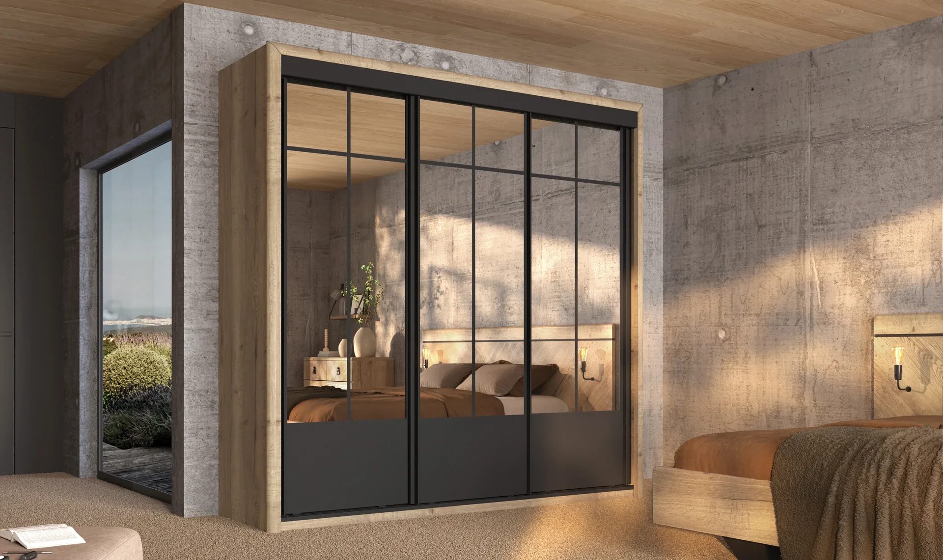 Celio Opéra - Armoire à portes coulissantes