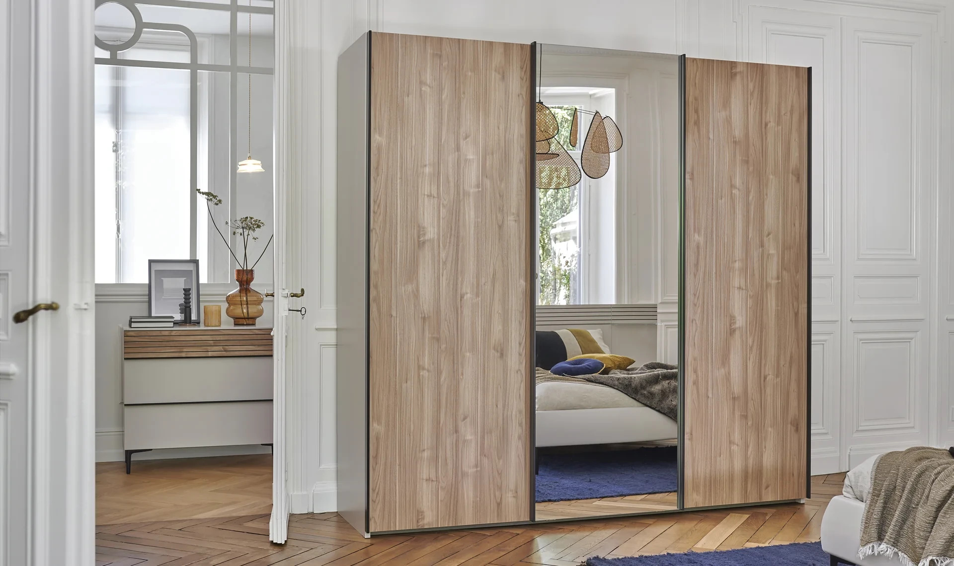 Celio Toscane - Armoire à portes coulissantes