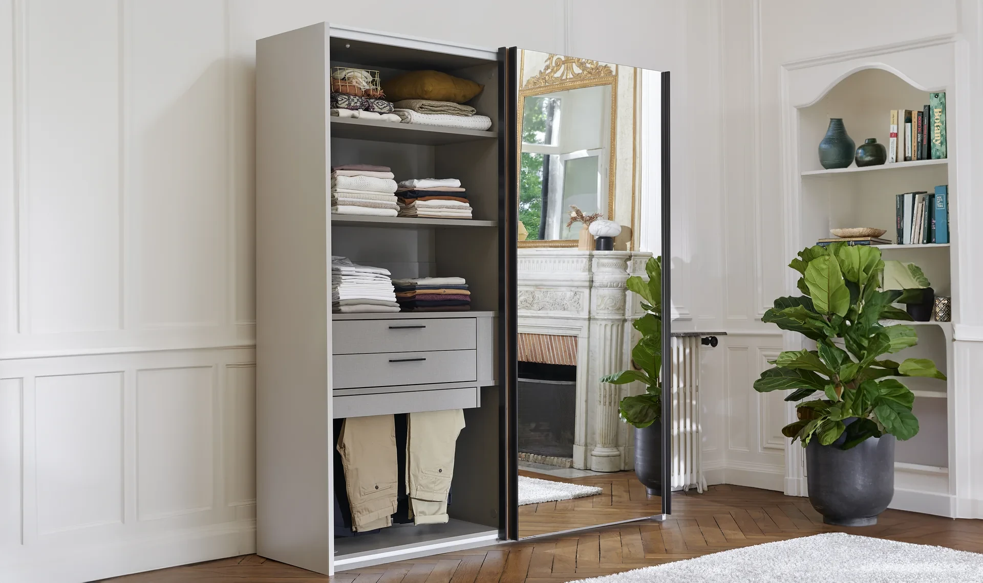 Celio Toscane - Armoire à portes coulissantes