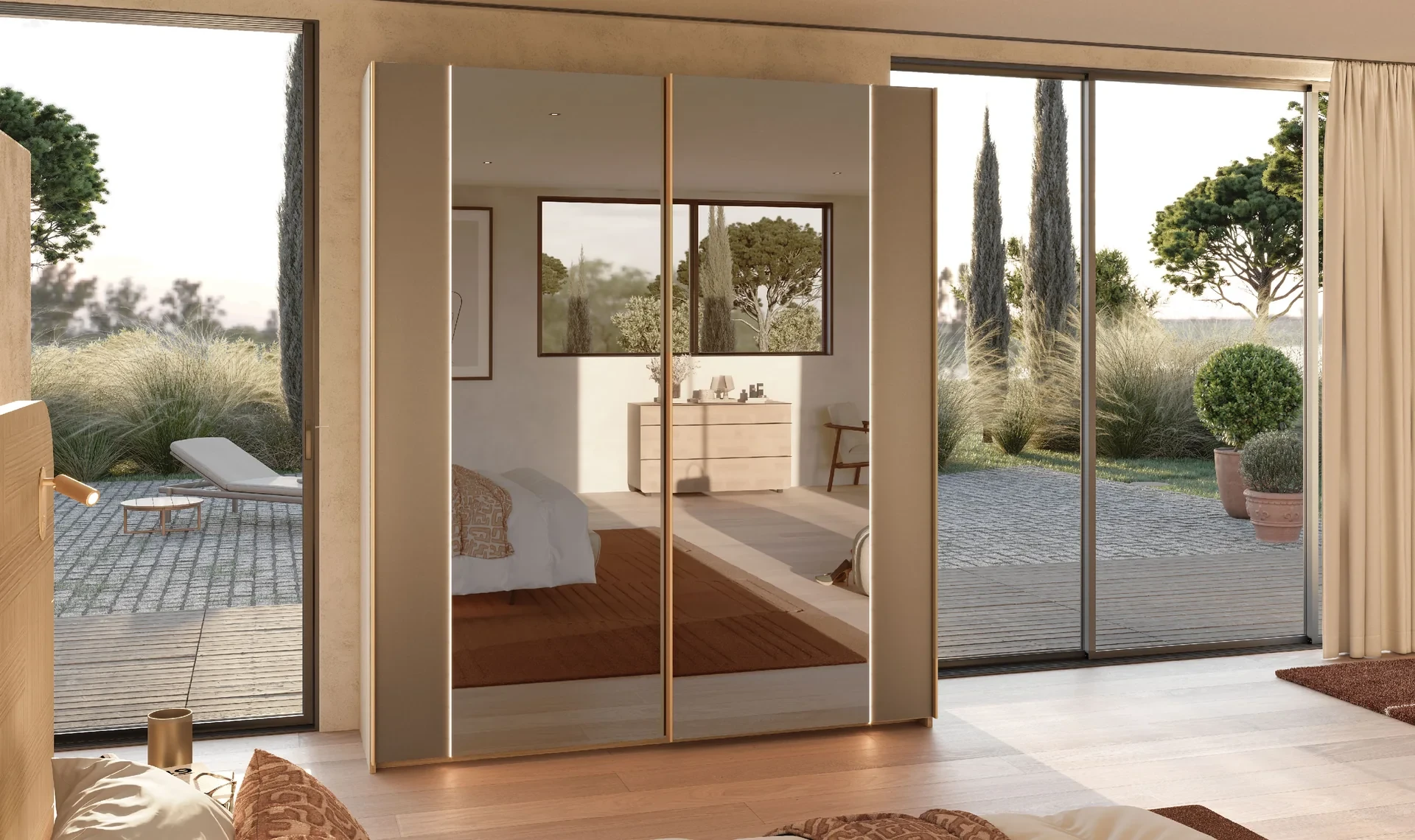 Celio Majestic - Armoire à portes coulissantes