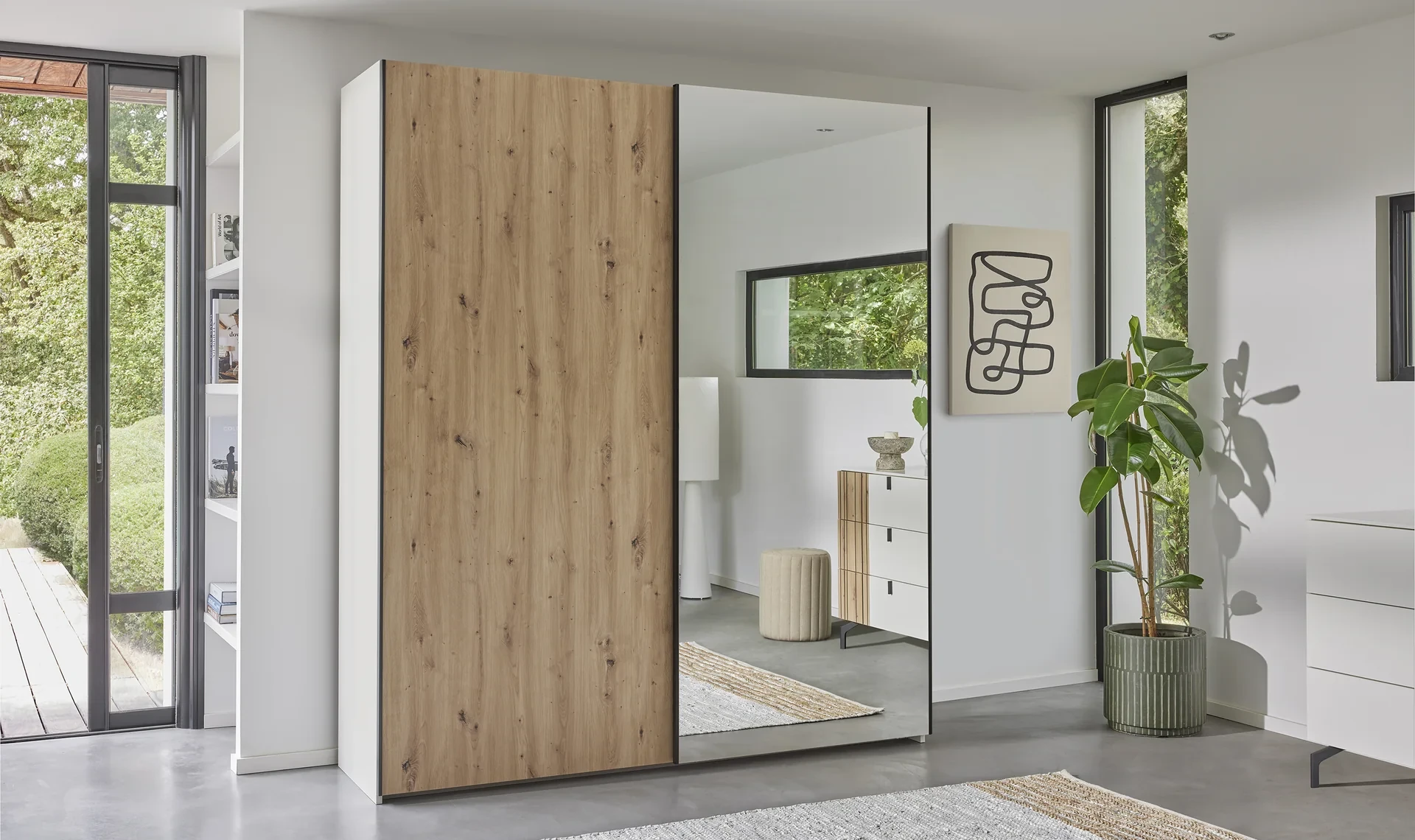 Celio Opale - Armoire à portes coulissantes