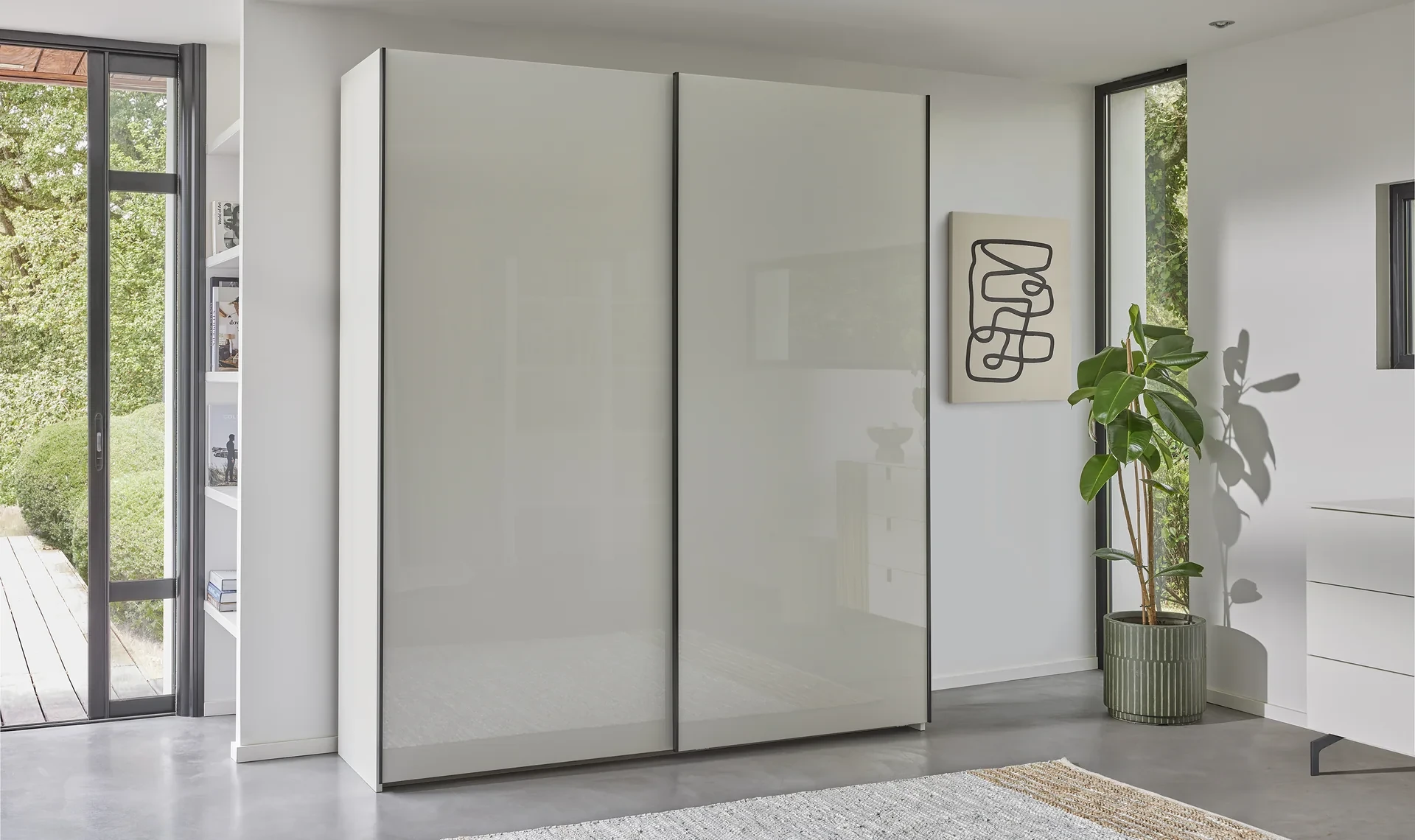 Celio Opale - Armoire à portes coulissantes