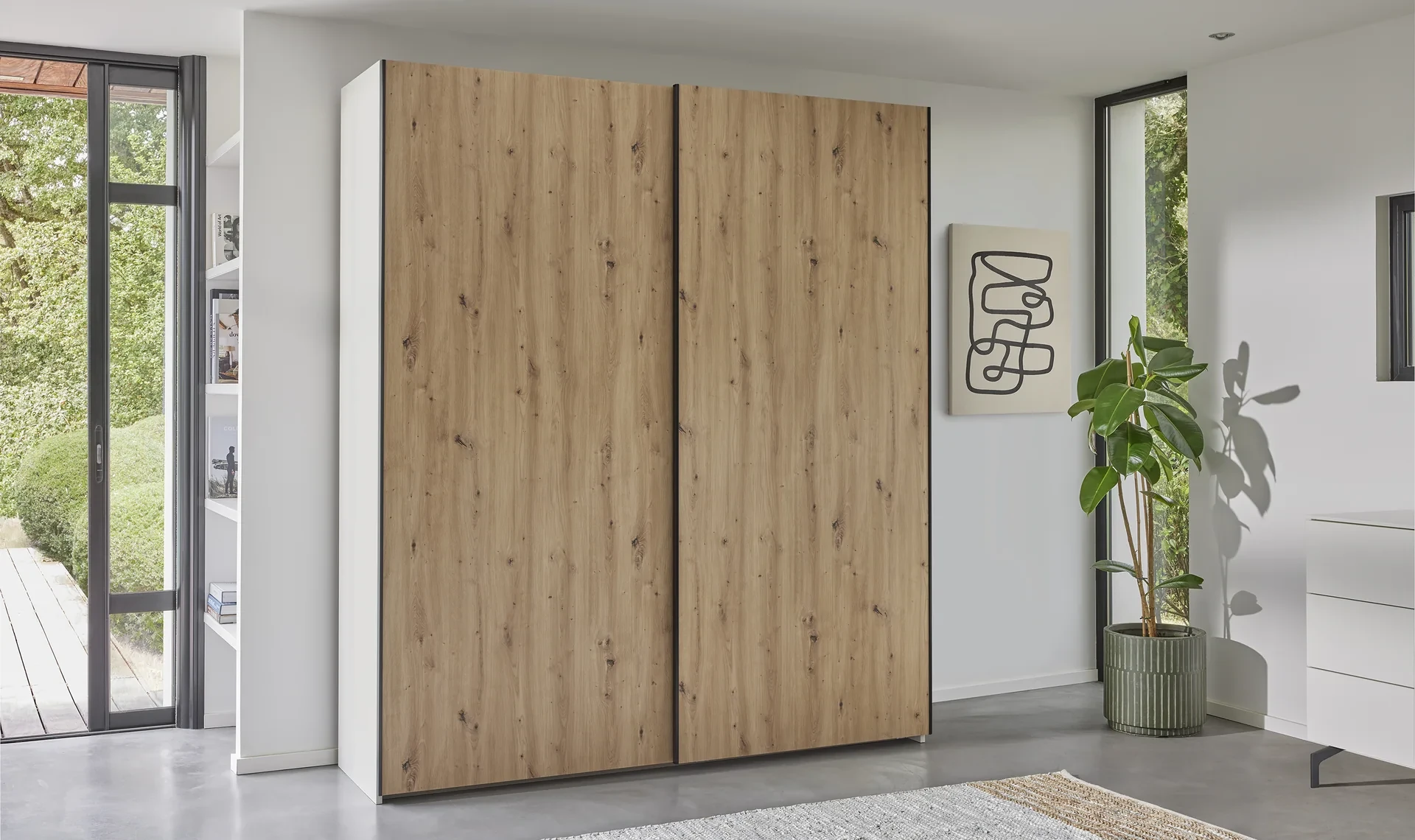 Celio Opale - Armoire à portes coulissantes