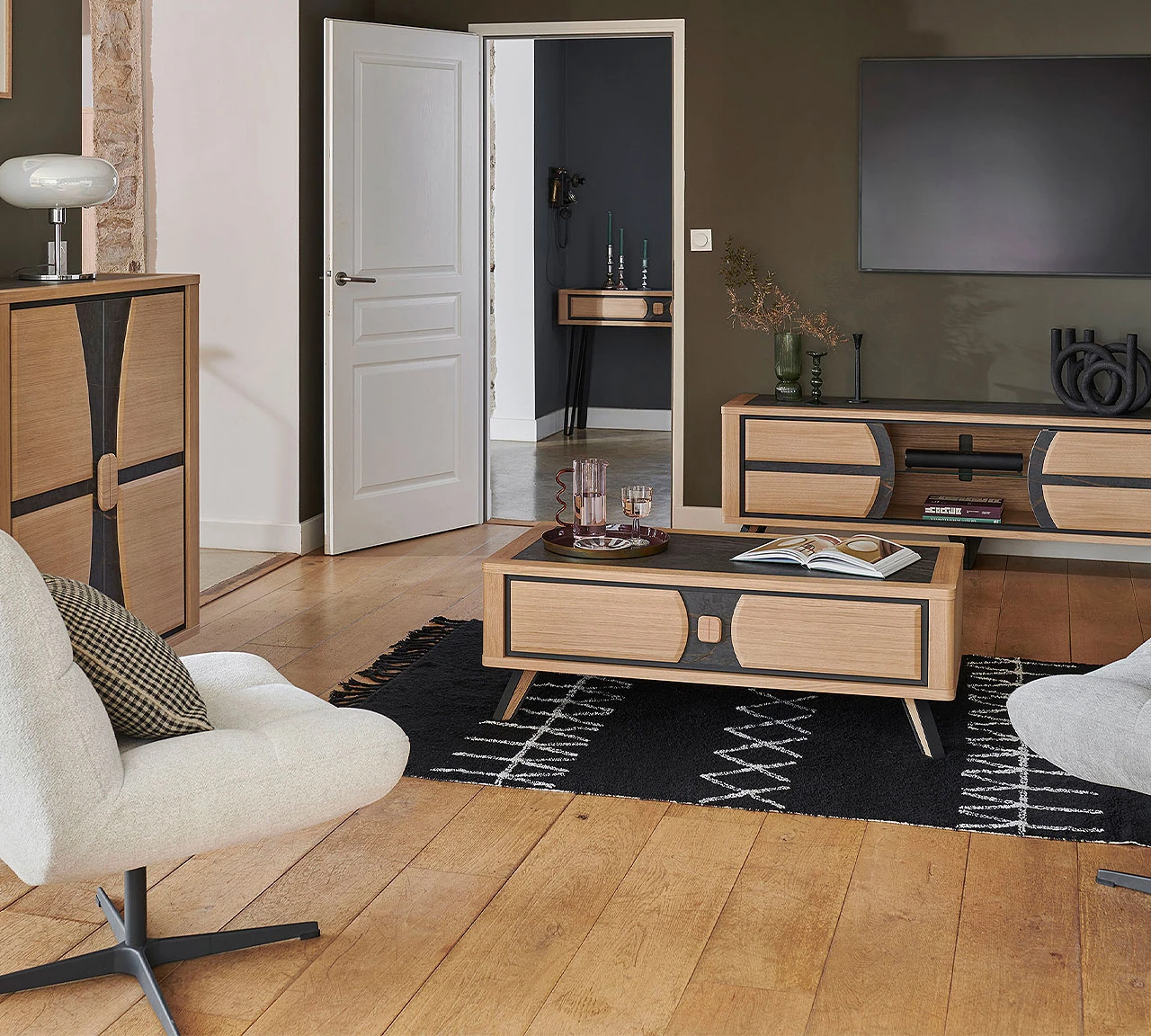Sigma - Meuble TV 2 portes